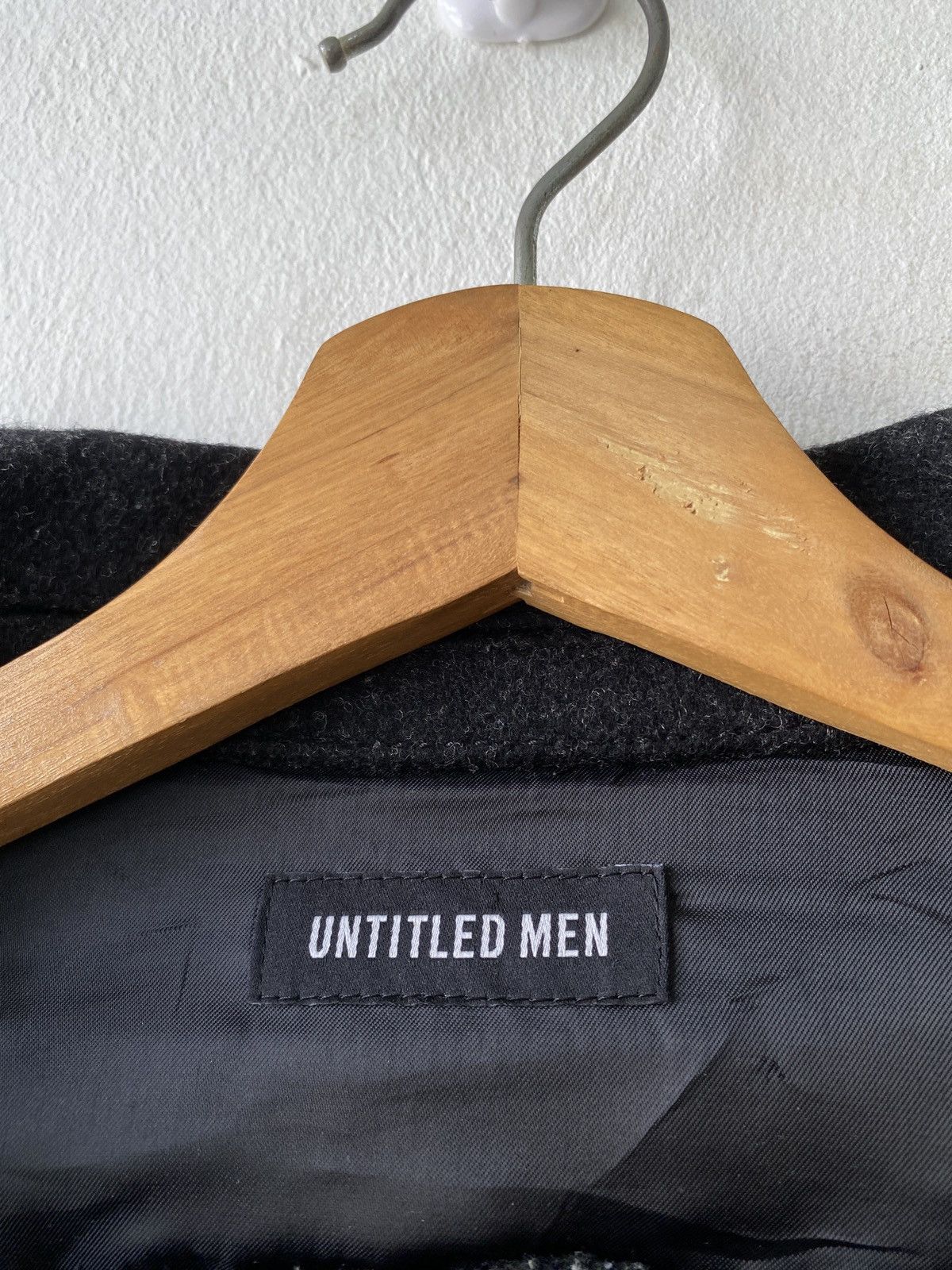 Untitled Artworks × Untitled&Co Untitled Men Wool Heavy Coat Jacket Size US S / EU 44-46 / 1 - 11 Thumbnail