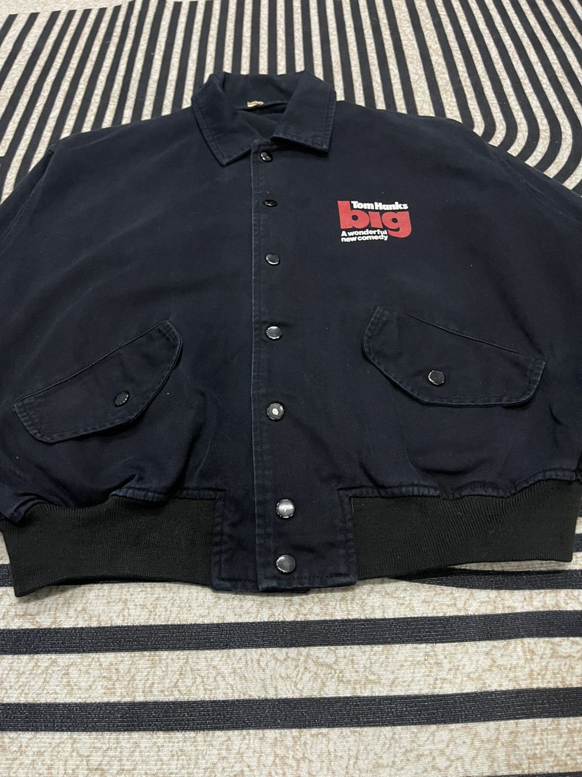 Vintage 80s TOM HANKS “BIG” MOVIE PROMO JACKET CBS/FOX RARE Size US L / EU 52-54 / 3 - 6 Thumbnail