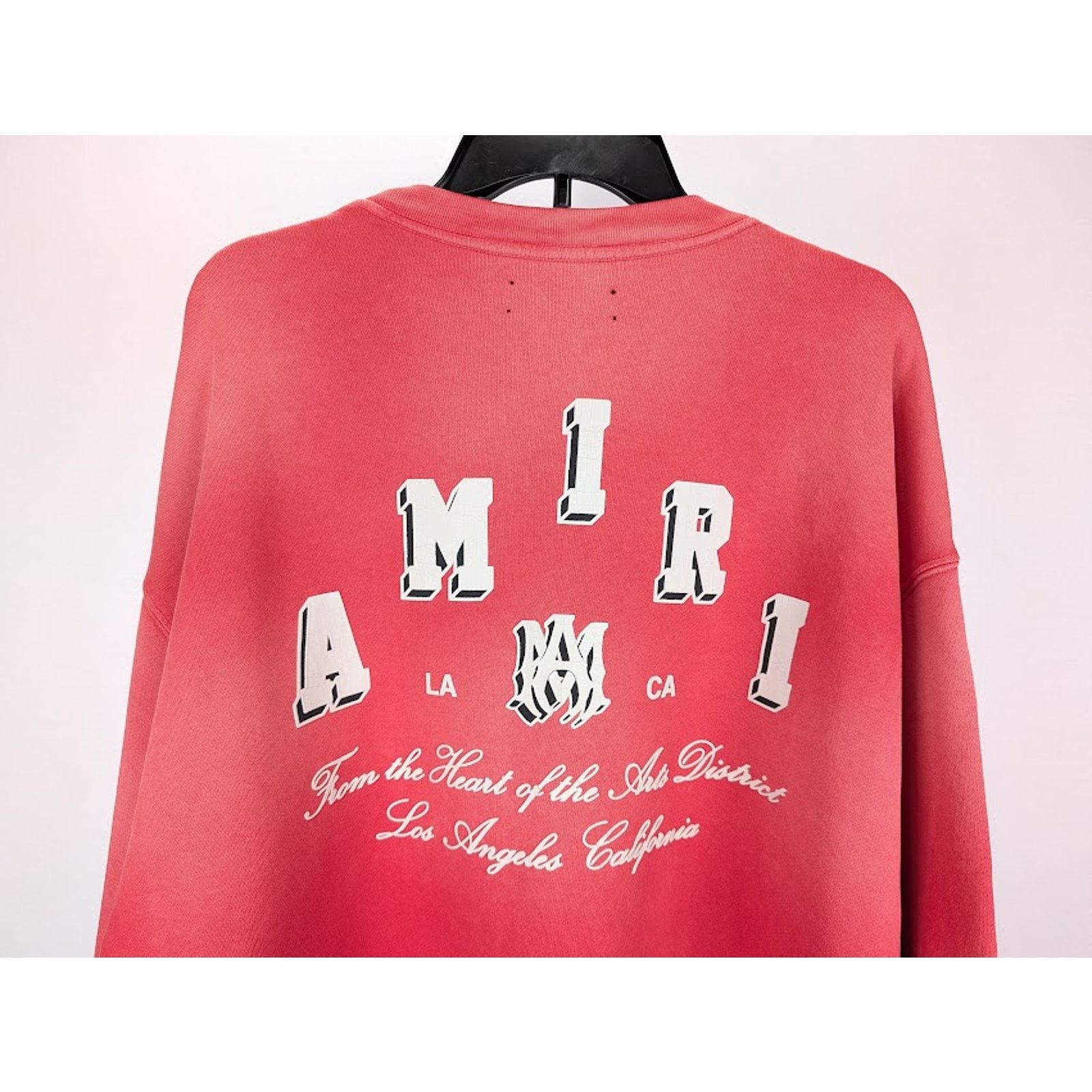 Amiri o1rshd1 Q:2 / Vintage Collegiate Crewneck Sweatshirt in Red Size US M / EU 48-50 / 2 - 14 Thumbnail