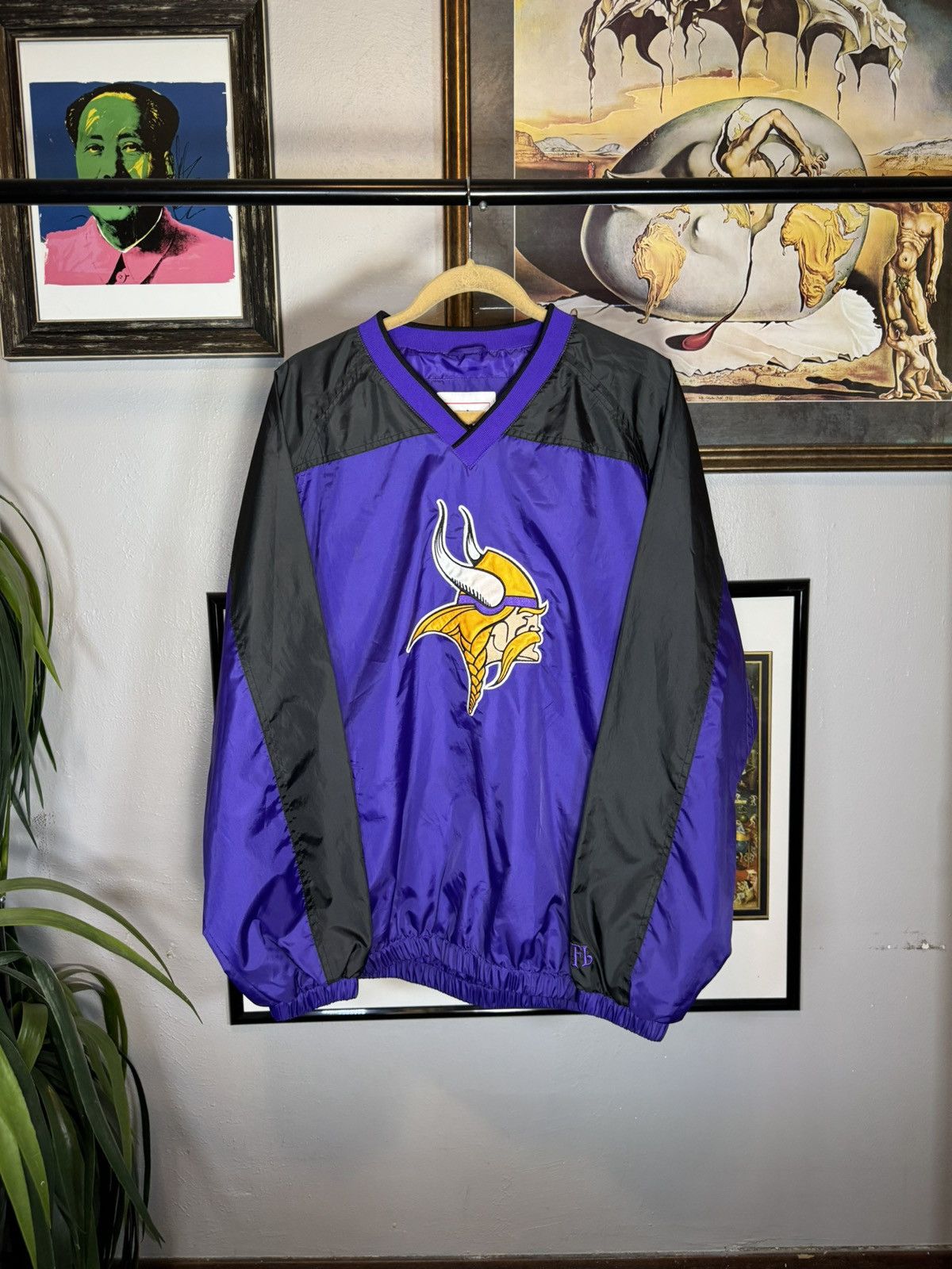 NFL Vintage Minnesota Vikings Windbreaker Size US L / EU 52-54 / 3 - 1 Thumbnail