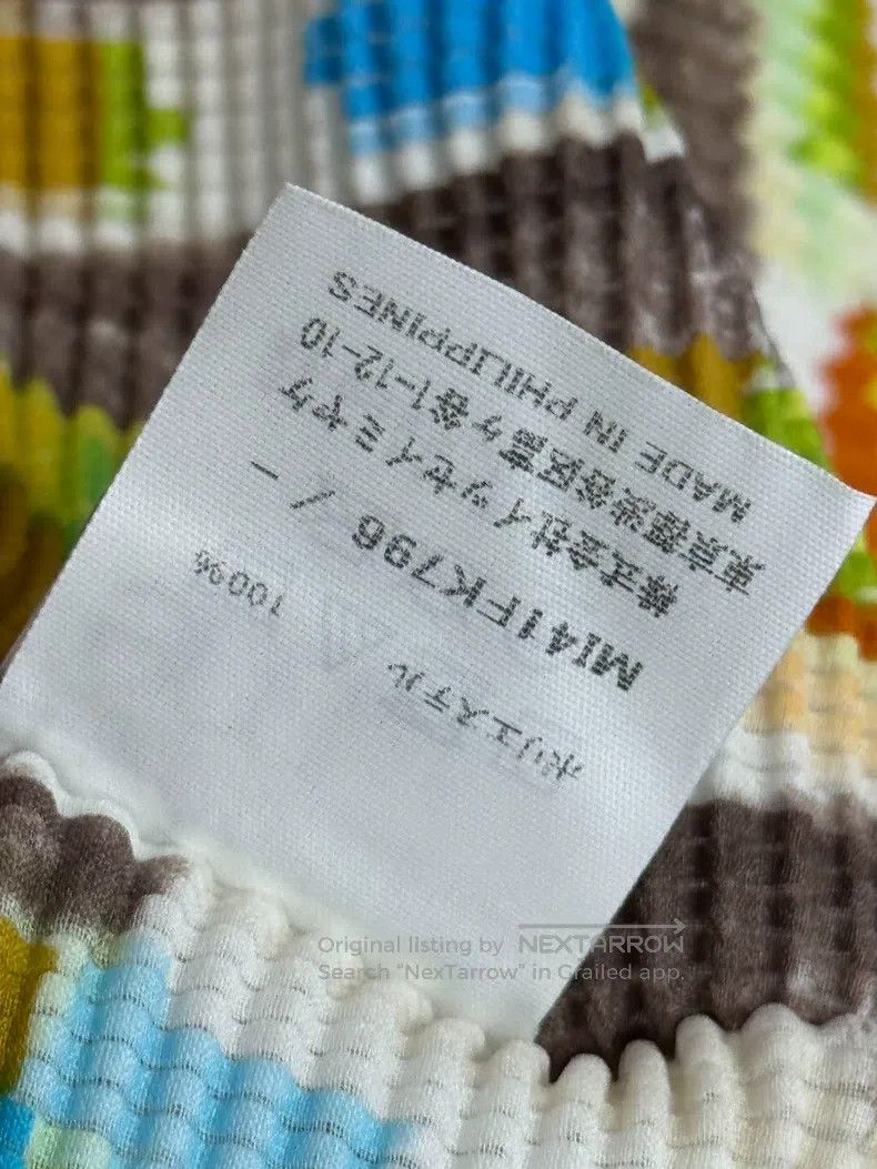 Issey Miyake Issey Miyake size:one size Color-Block Short Sleeve Top Size XXS / US 00 / IT 34 - 4 Thumbnail