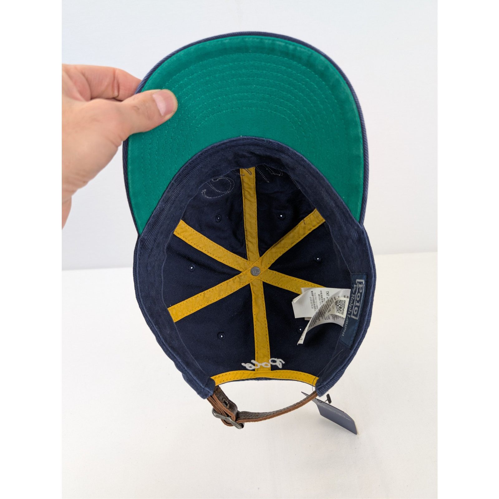 Ralph Lauren o1rshd1 CC20 Size: OS / Ralph Logo Cap / Hat in Navy Blue Size ONE SIZE - 9 Thumbnail