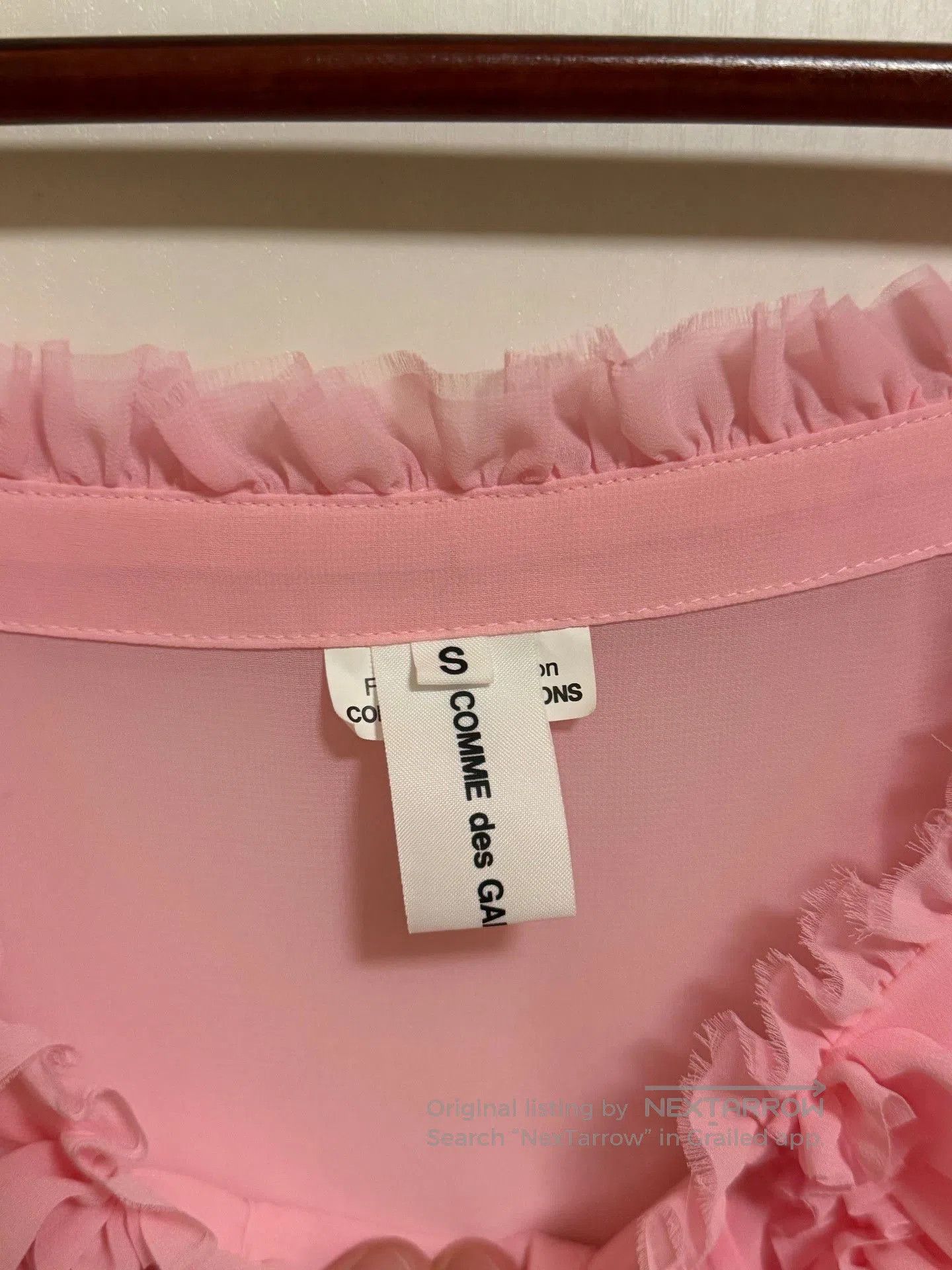 Comme des Garcons Girl CDG Girl 22SS Pink Slip Dress. Size S / US 4 / IT 40 - 5 Thumbnail