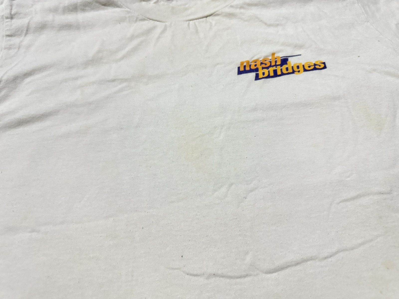 Vintage Vintage 90s Nash Bridges Don Johnson T Shirt TV Series Size US L / EU 52-54 / 3 - 4 Thumbnail