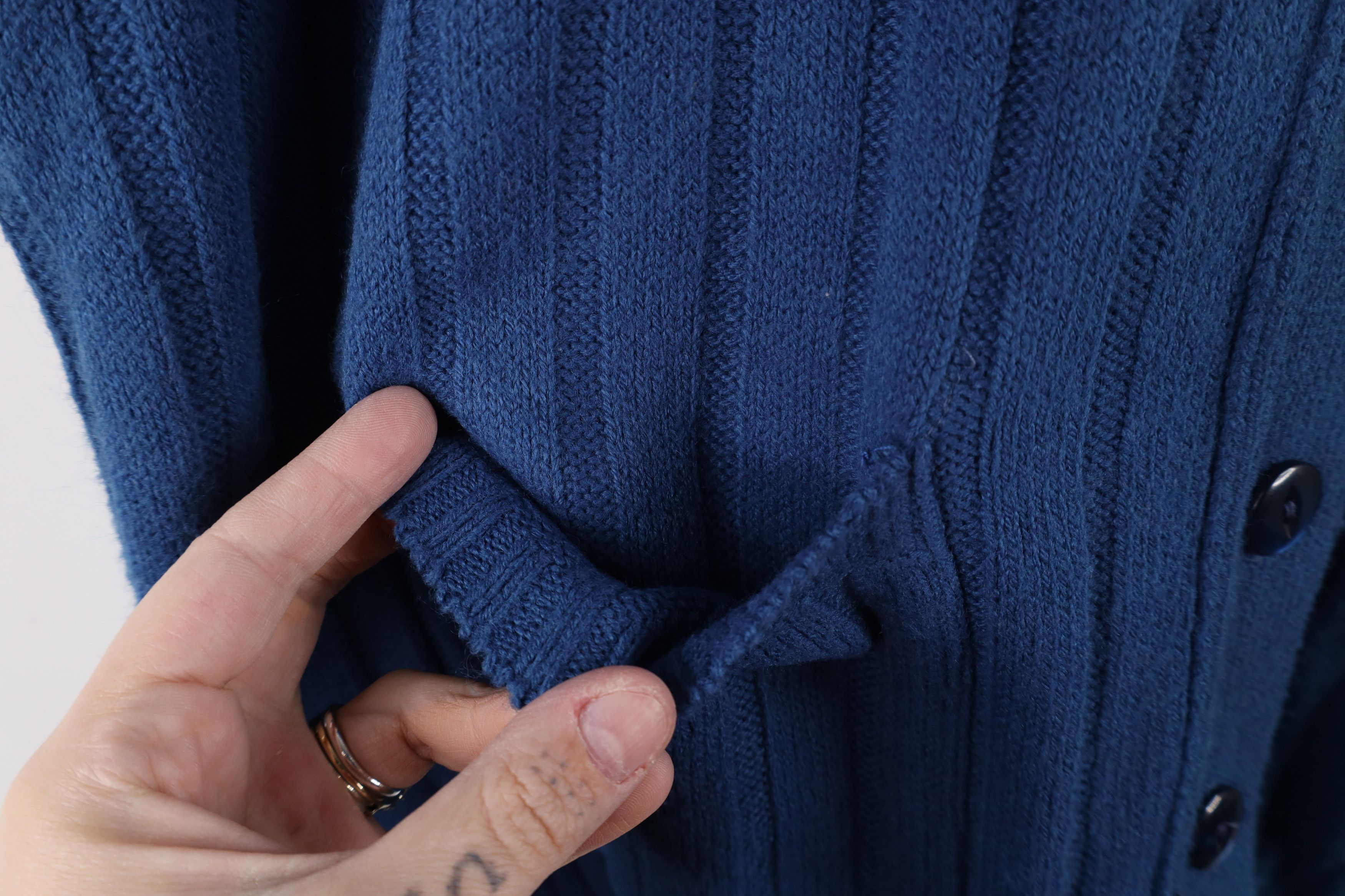 Vintage Vintage 60s Streetwear Button Ribbed Knit Sweater Vest USA Size XL / US 12-14 / IT 48-50 - 6 Thumbnail