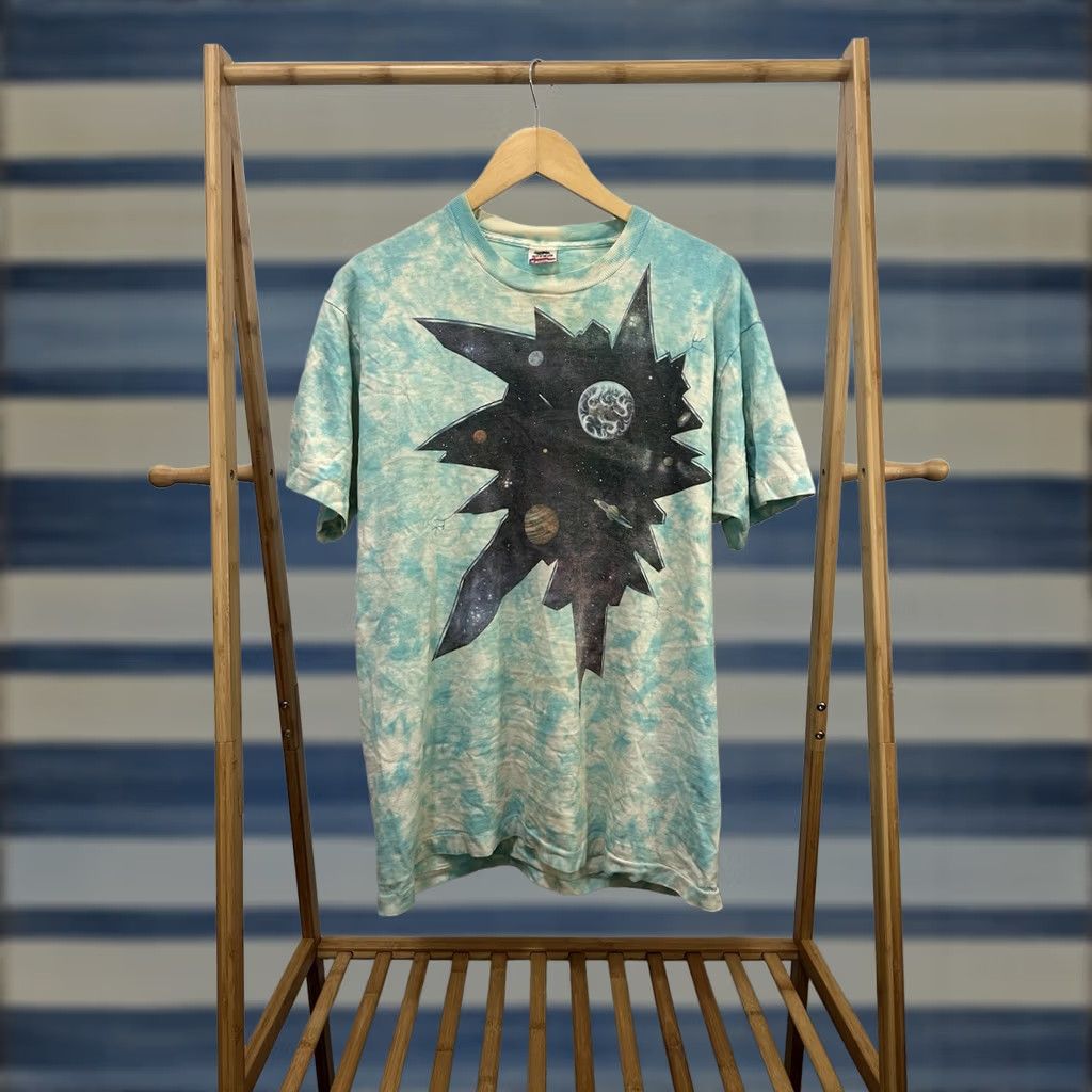 Fruit Of The Loom VTG 90s Space Galaxy Trippy Break Through Crack Tie Dye Dead T-Shirt XL Shirt Mens Multicolor Grateful Dead Lane? Size US XL / EU 56 / 4 - 1 Thumbnail