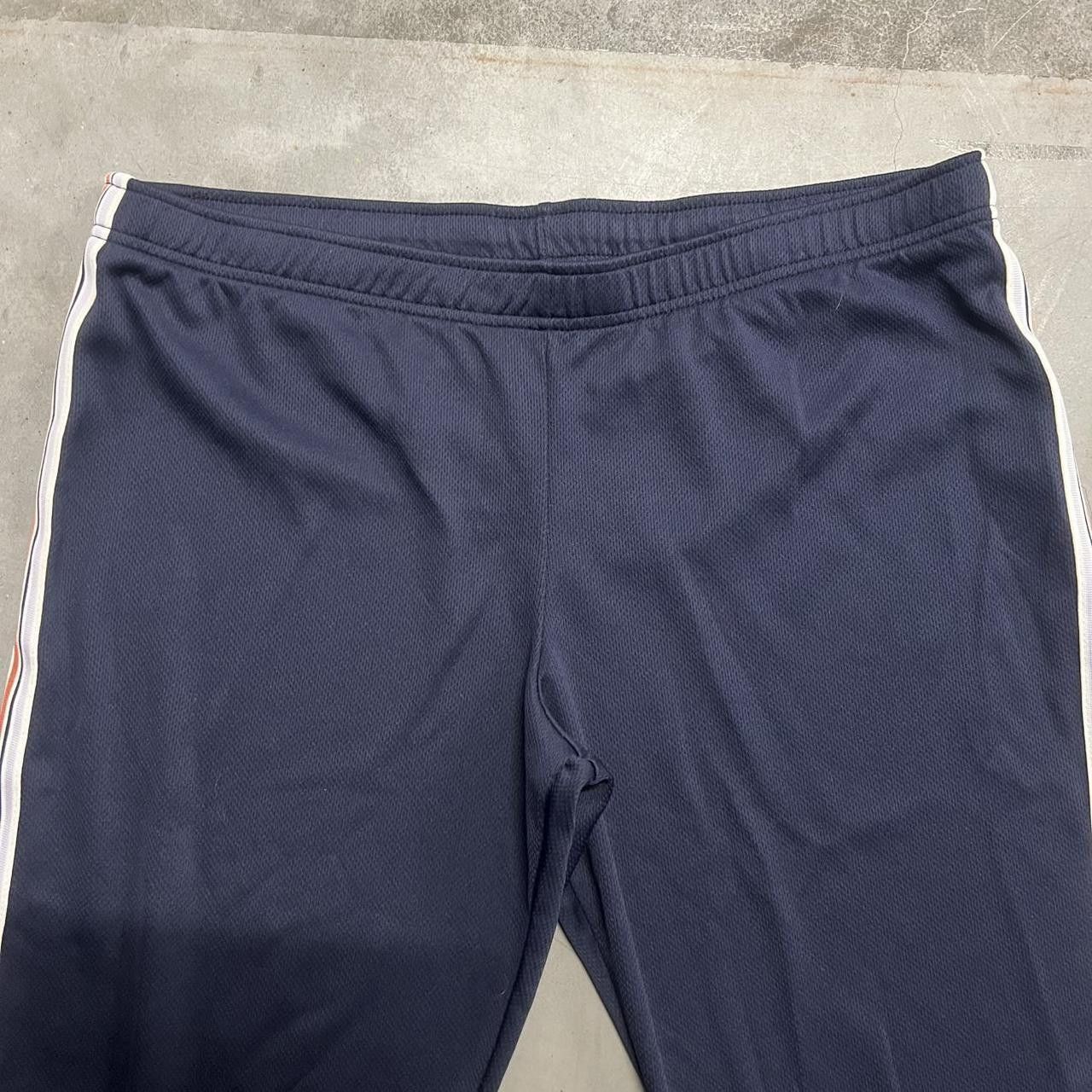 Vintage Crazy Vintage Y2K/2000s Baggy Wideleg Navy Blue Striped Champion Sweatpants! Size US 38 / EU 54 - 3 Thumbnail