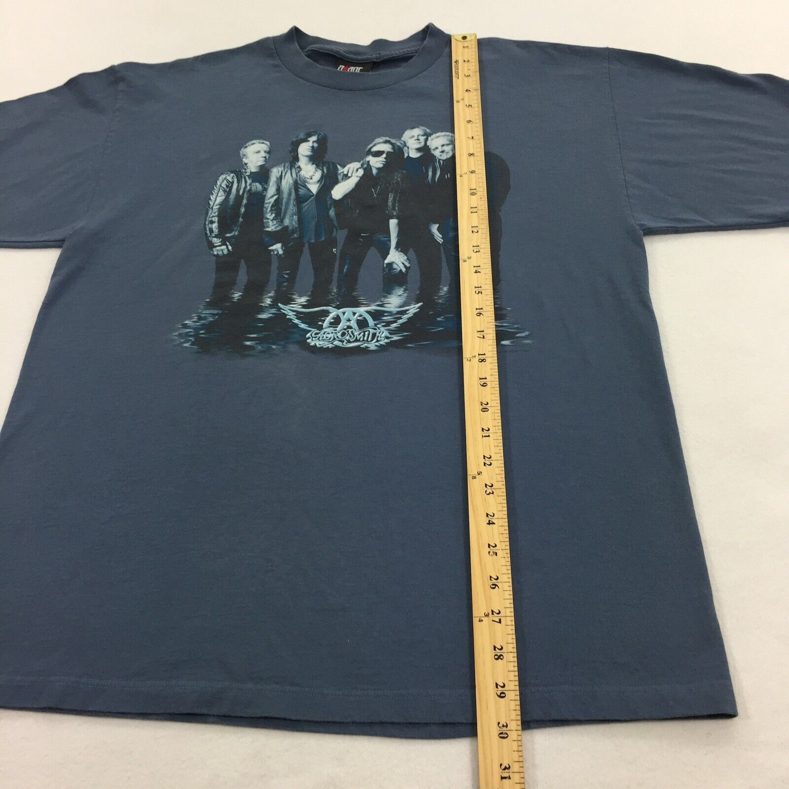 Giant Vintage 2001 Aerosmith Just Push Play Tour Band T-Shirt Size US XL / EU 56 / 4 - 8 Thumbnail