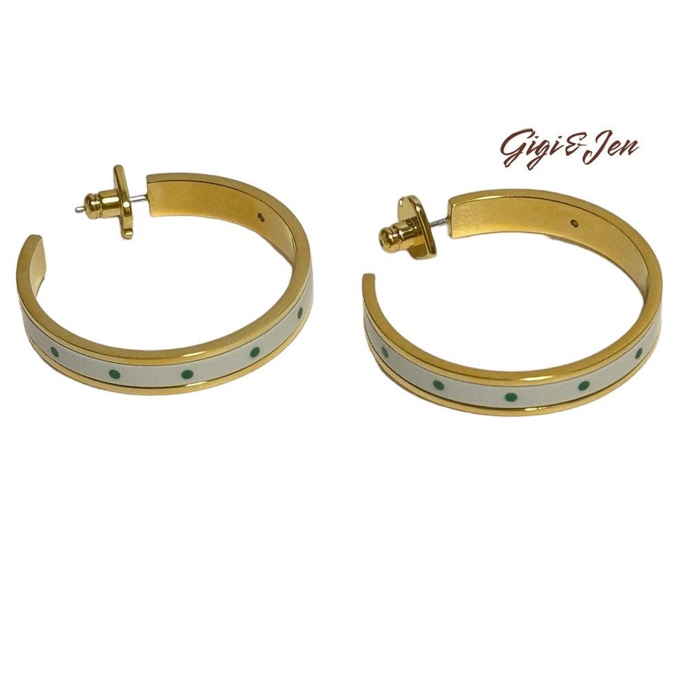 Kate Spade Kate Spade Herritage Spade Sun Dot Hoop Earrings Size ONE SIZE - 7 Thumbnail