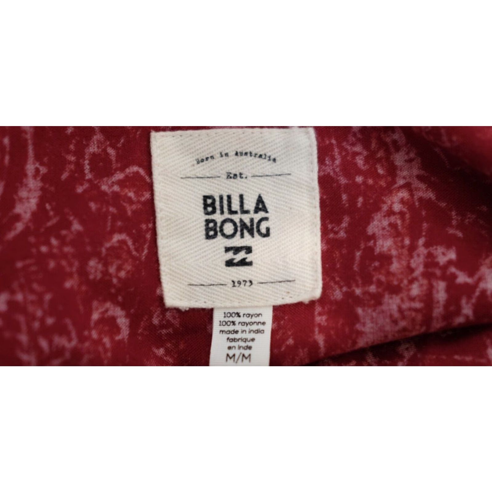 Billabong VINTAGE Billabong Kimono Floral Open Front Cardigan Dark Red Women's M #H55-37 Size M / US 6-8 / IT 42-44 - 8 Thumbnail