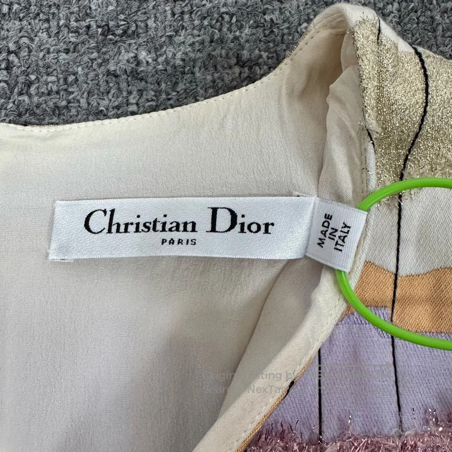 Dior Dior size 40 Elegant color V-neck dress made of a blend of Size M / US 6-8 / IT 42-44 - 5 Thumbnail