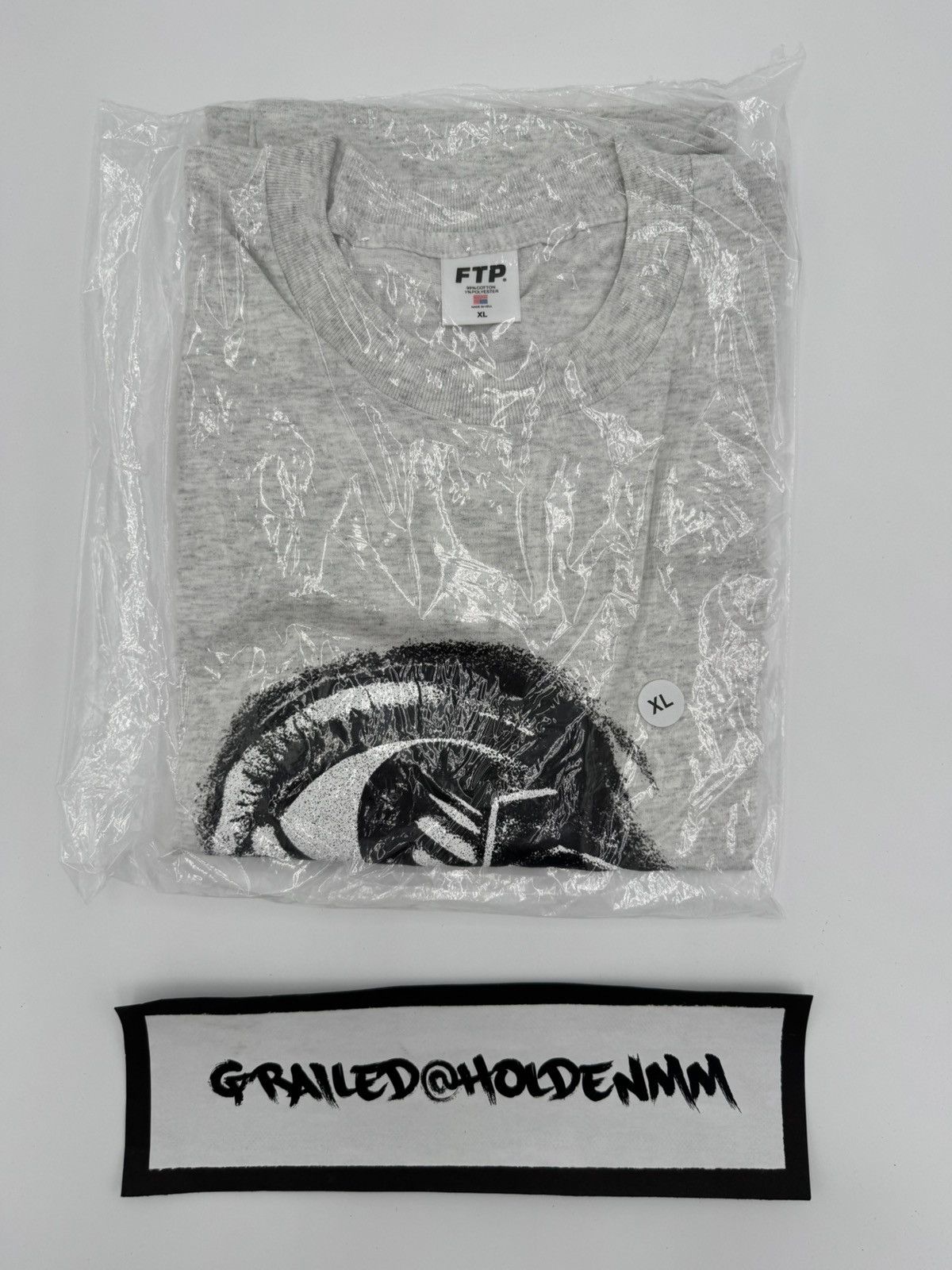 Fuck The Population FTP Pupil Tee Ash Grey Size US XL / EU 56 / 4 - 9 Thumbnail