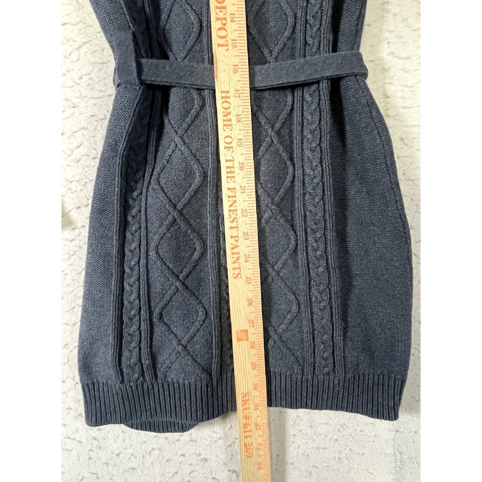 Tommy Hilfiger VINTAGE Tommy Hilfiger Gray Hooded Knit Button Sweater Women's Size S Cardigan, Knit, Button, Hooded, Gray, Women, Size Small Size S / US 4 / IT 40 - 4 Thumbnail