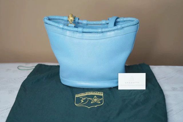 Other BKC Baby Blue Calfskin Tote Bag Vintage Size ONE SIZE - 1 Thumbnail