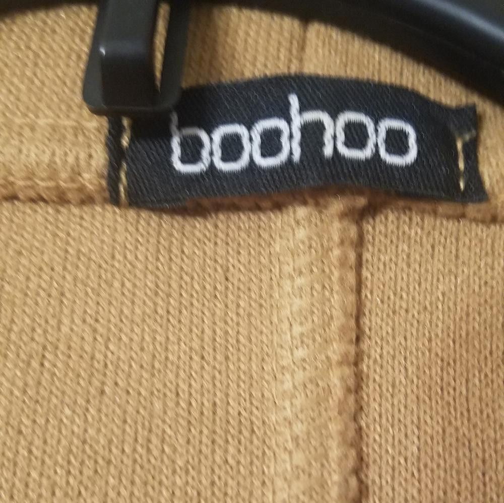 Boohoo Boohoo Chic Tan Wrap Coat Size 12 Size XL / US 12-14 / IT 48-50 - 3 Thumbnail