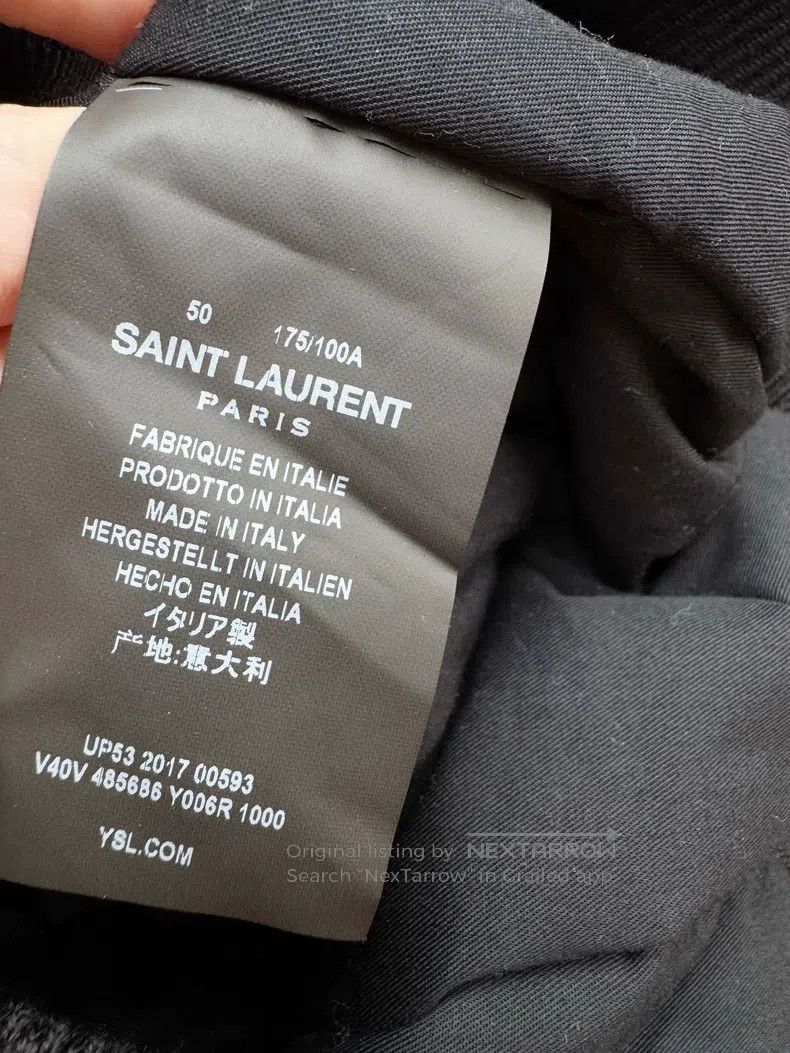 Saint Laurent Paris Saint Laurent Paris Baseball Jacket Size US M / EU 48-50 / 2 - 6 Thumbnail