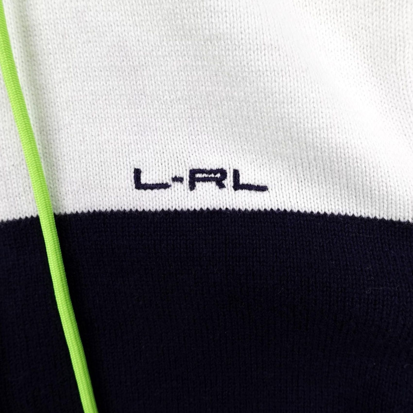 Ralph Lauren Lauren Ralph Lauren Hoodie Womens Medium Blue White Full Zip Sweatshirt Active Size M / US 6-8 / IT 42-44 - 3 Thumbnail