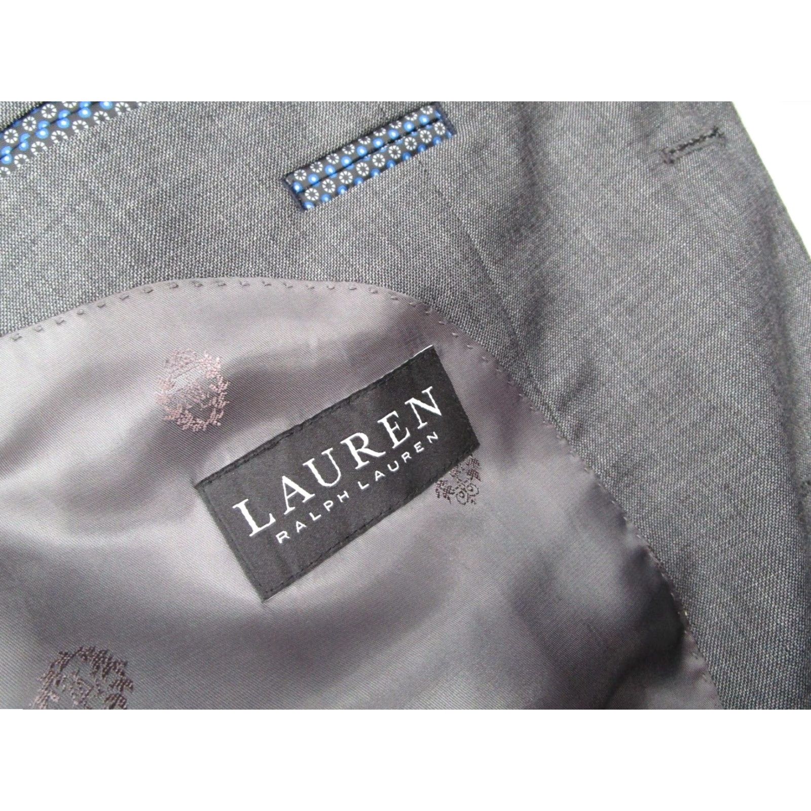 Ralph Lauren Lauren Ralph Lauren Gray Wool Blazer Mens 46 Short Classic 2 Button Size US 30 / EU 46 - 3 Thumbnail