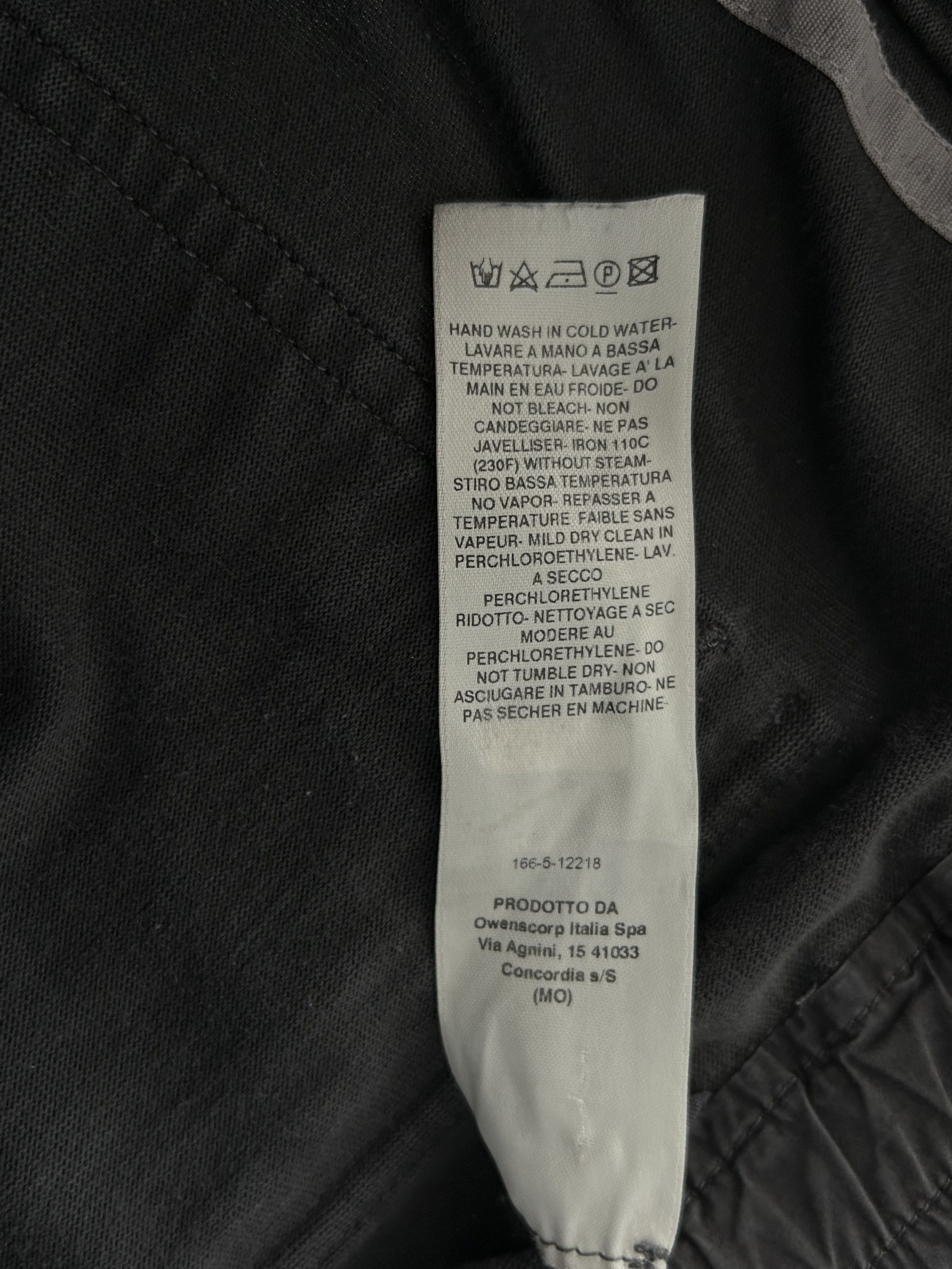 Rick Owens Rick Owens Black Cargo Jogger Pants Size US 38 / EU 54 - 4 Thumbnail