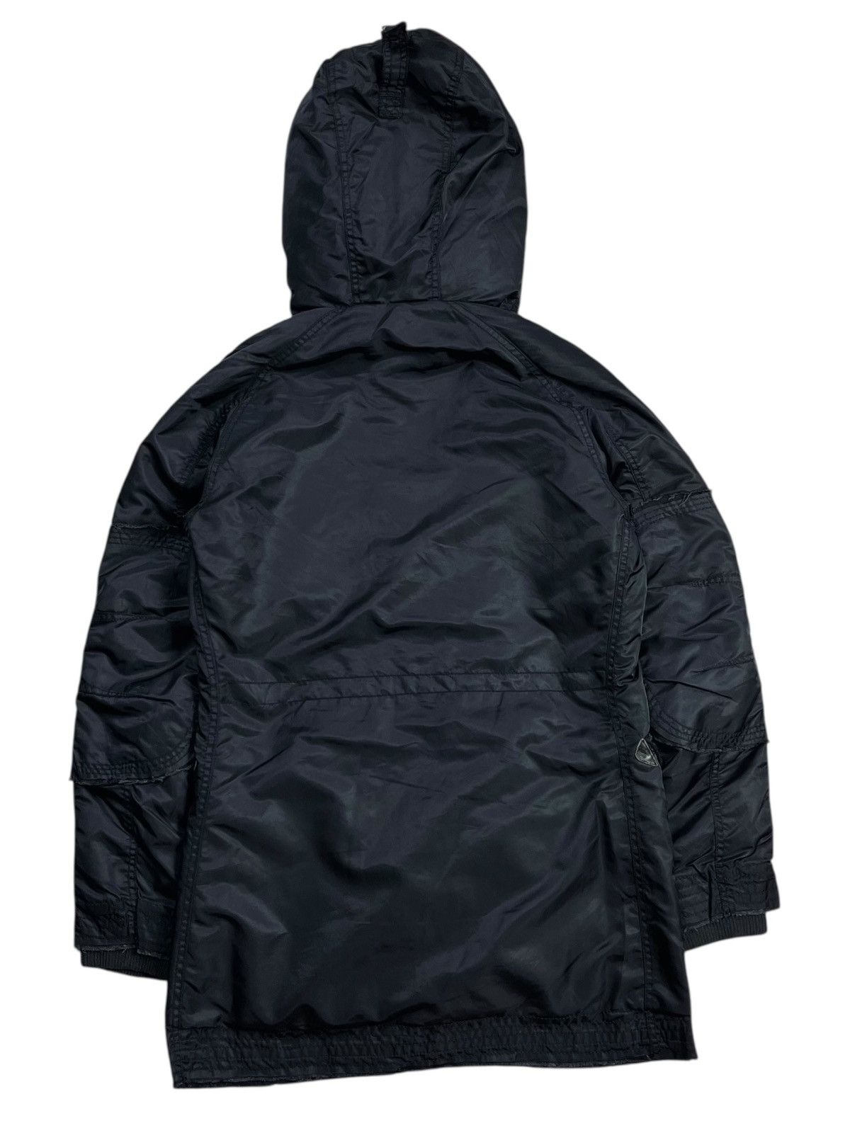 14th Addiction 2000s GOA - Apocalypse Style Fur Hoodie Cargo Jacket Size US M / EU 48-50 / 2 - 3 Thumbnail
