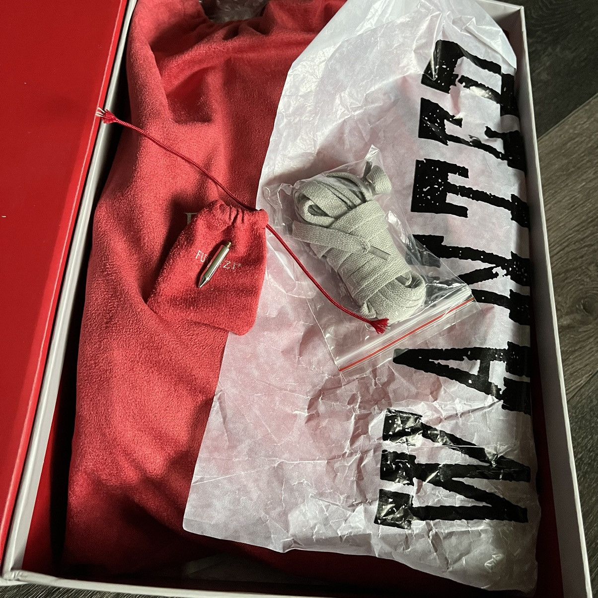 Fugazi New Fugazi One in The Chamber High White/Grey Shoes Size 11 Size US 11 / EU 44 - 7 Thumbnail