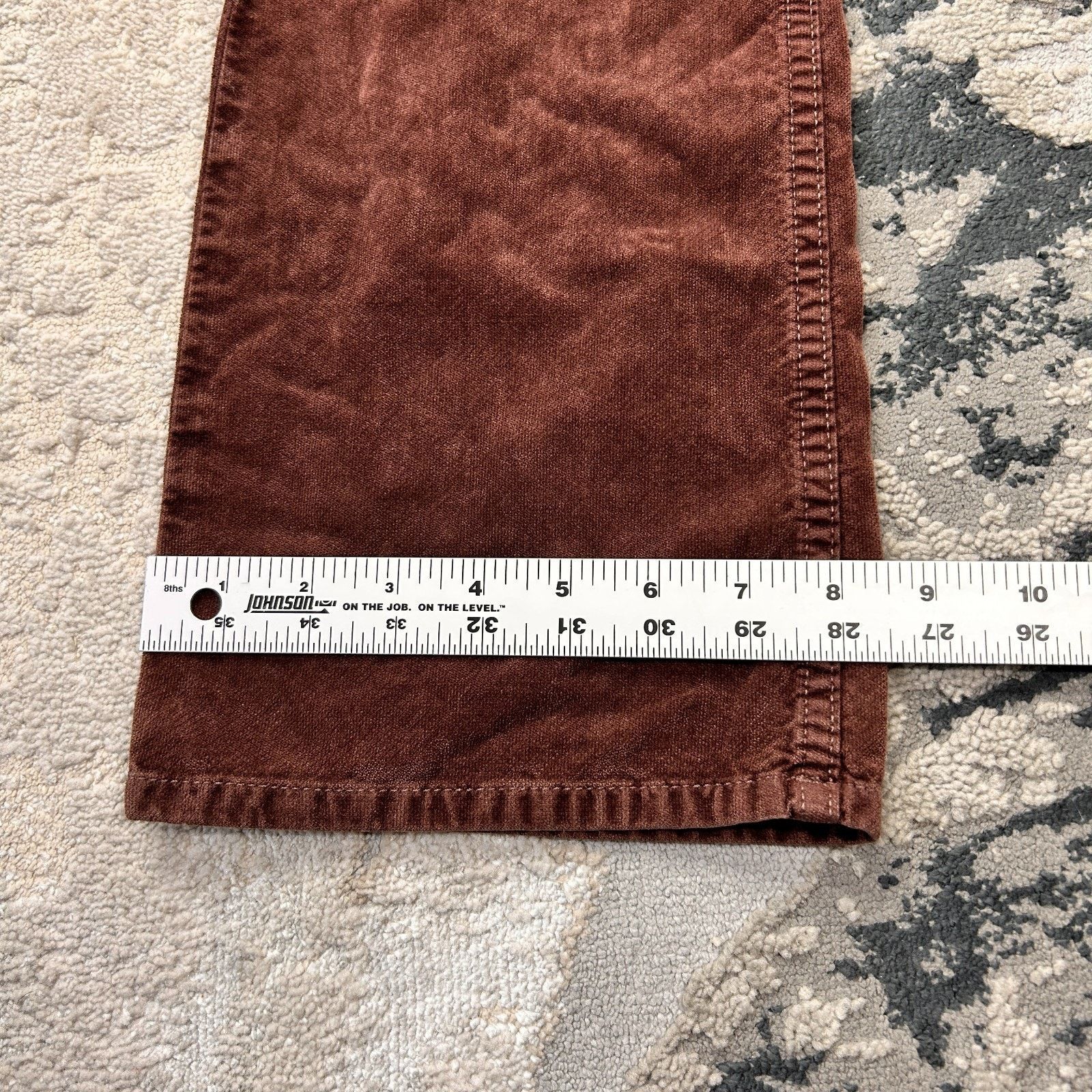CLOSED Closed Corduroy Pants Womens 27 Brown Slightly Flared Leg Size 27" / US 4 / IT 40 - 6 Thumbnail