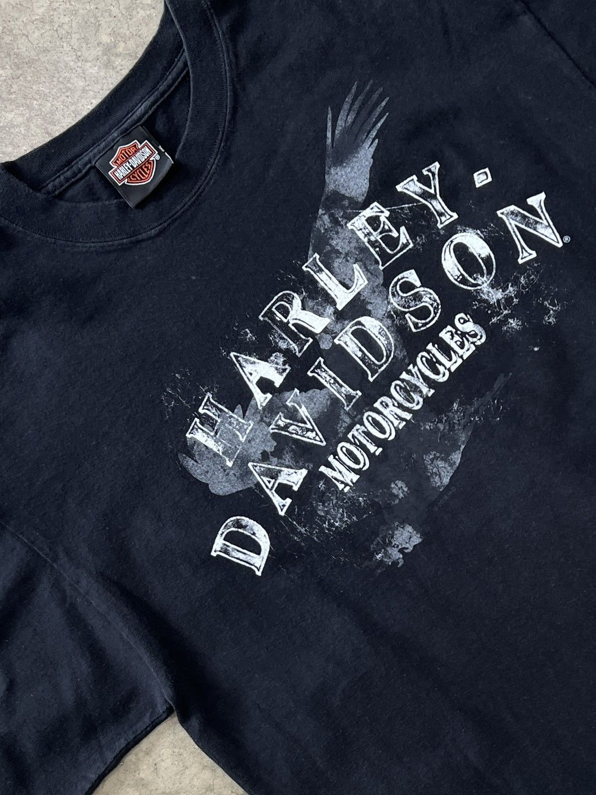 Harley Davidson Vintage 2008 Harley Davidson Motorcycles Nashville Tee Large Size US L / EU 52-54 / 3 - 1 Thumbnail