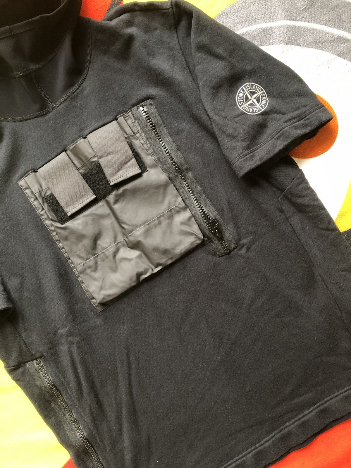 Stone Island Stone Island Utility Pocket Pullover Jumper hooded mussola Size US L / EU 52-54 / 3 - 12 Thumbnail