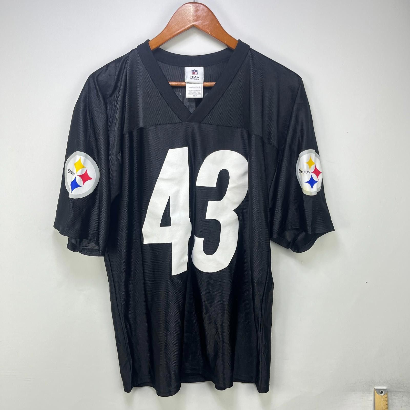 Reebok Vintage Pittsburgh Steelers Troy Polamalu Jersey Medium Size ONE SIZE - 1 Thumbnail
