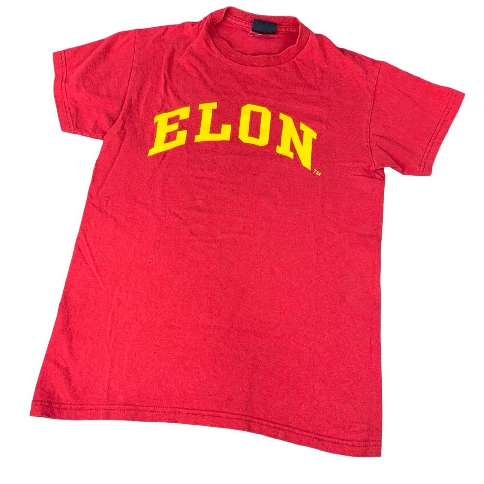 Vintage VTG Elon University collegiate Logo Mens Graphic T-shirt Size US S / EU 44-46 / 1 - 2 Thumbnail