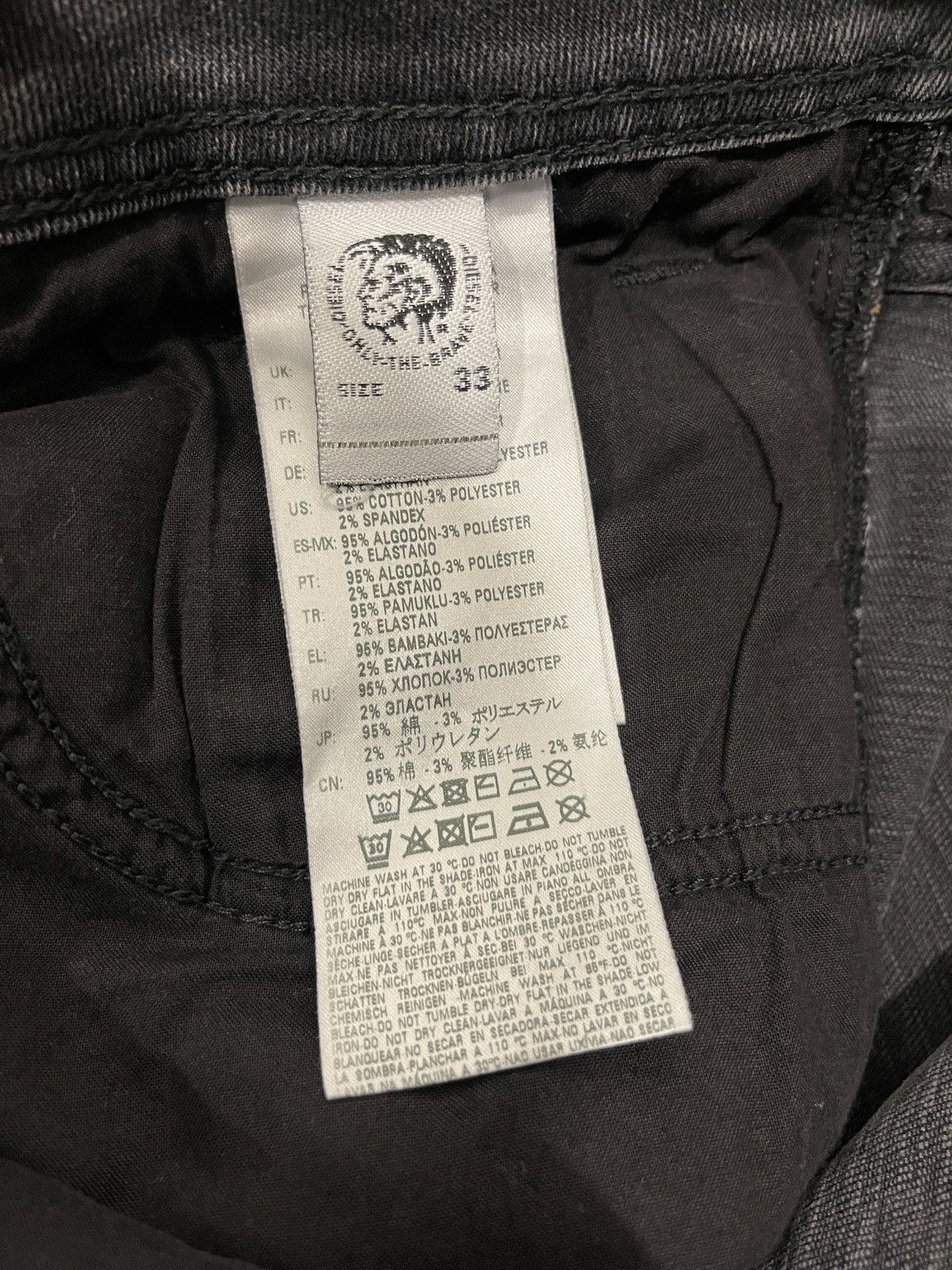 Diesel Diesel jeans denim 33x32 gray Size US 33 - 7 Thumbnail