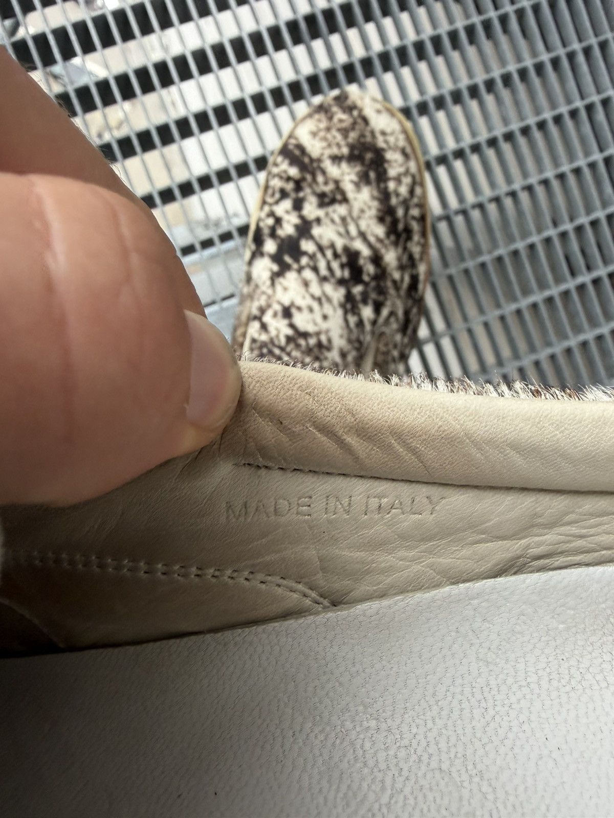 Maison Margiela Maison Margiela Cow Hair Slip Ons Size US 9 / IT 39 - 9 Thumbnail