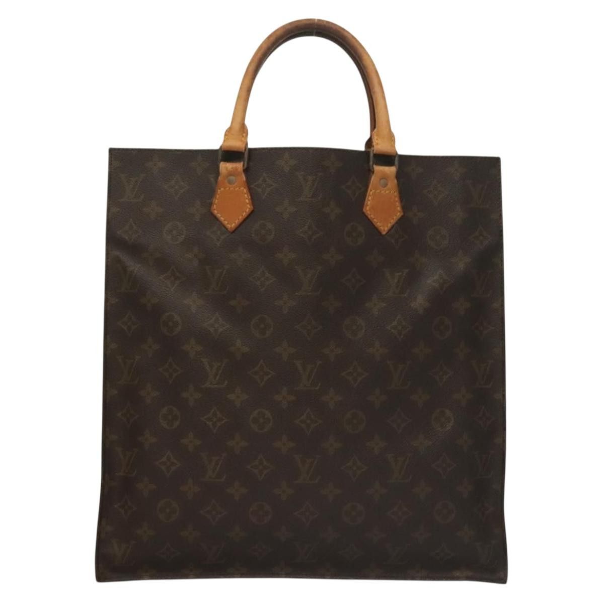 Louis Vuitton LOUIS VUITTON Monogram Sac Plat Hand Bag M51140 Size ONE SIZE - 13 Thumbnail