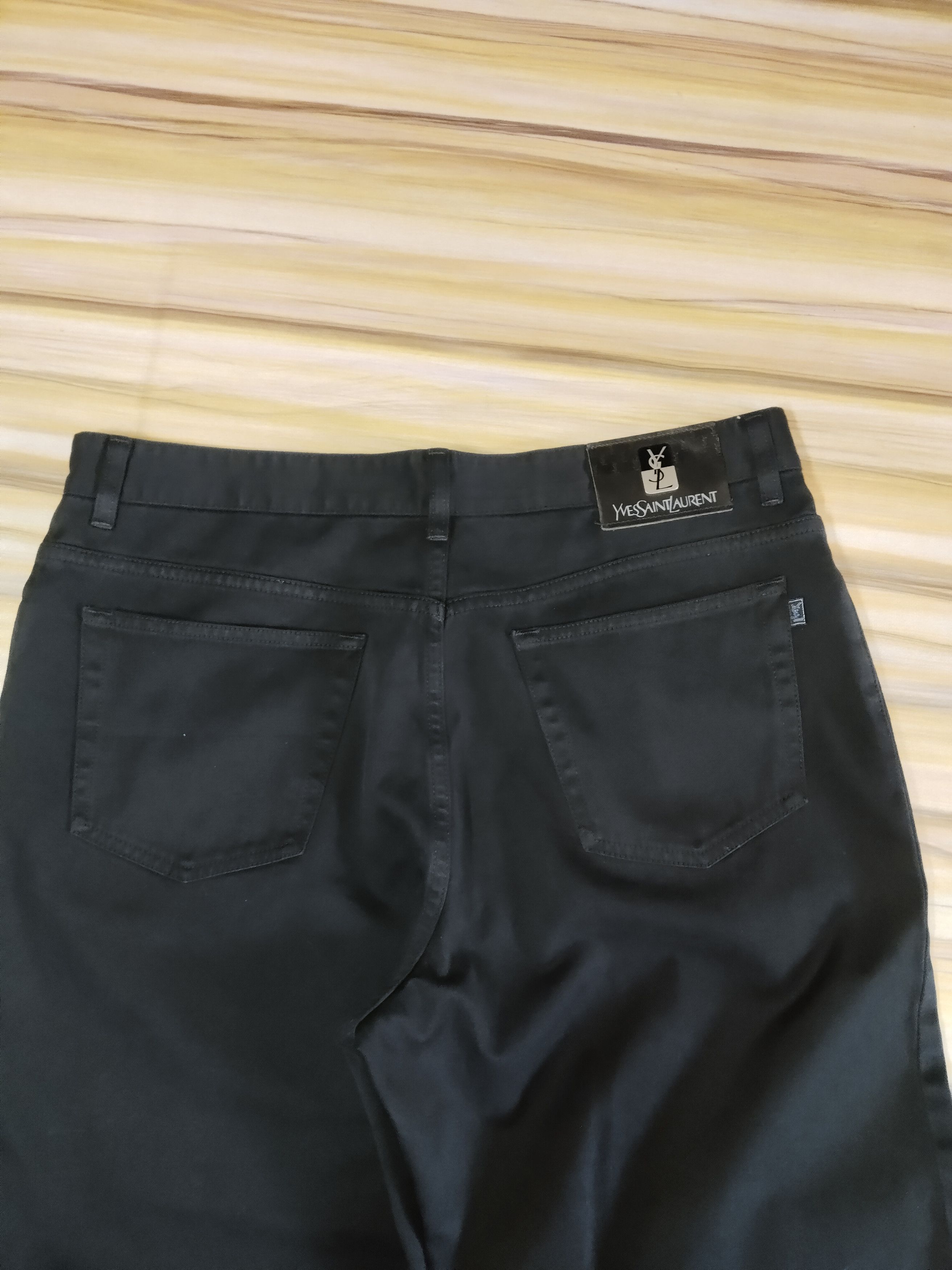 Yves Saint Laurent YVES SAINT LAURENT Black Jeans Size US 34 / EU 50 - 8 Thumbnail
