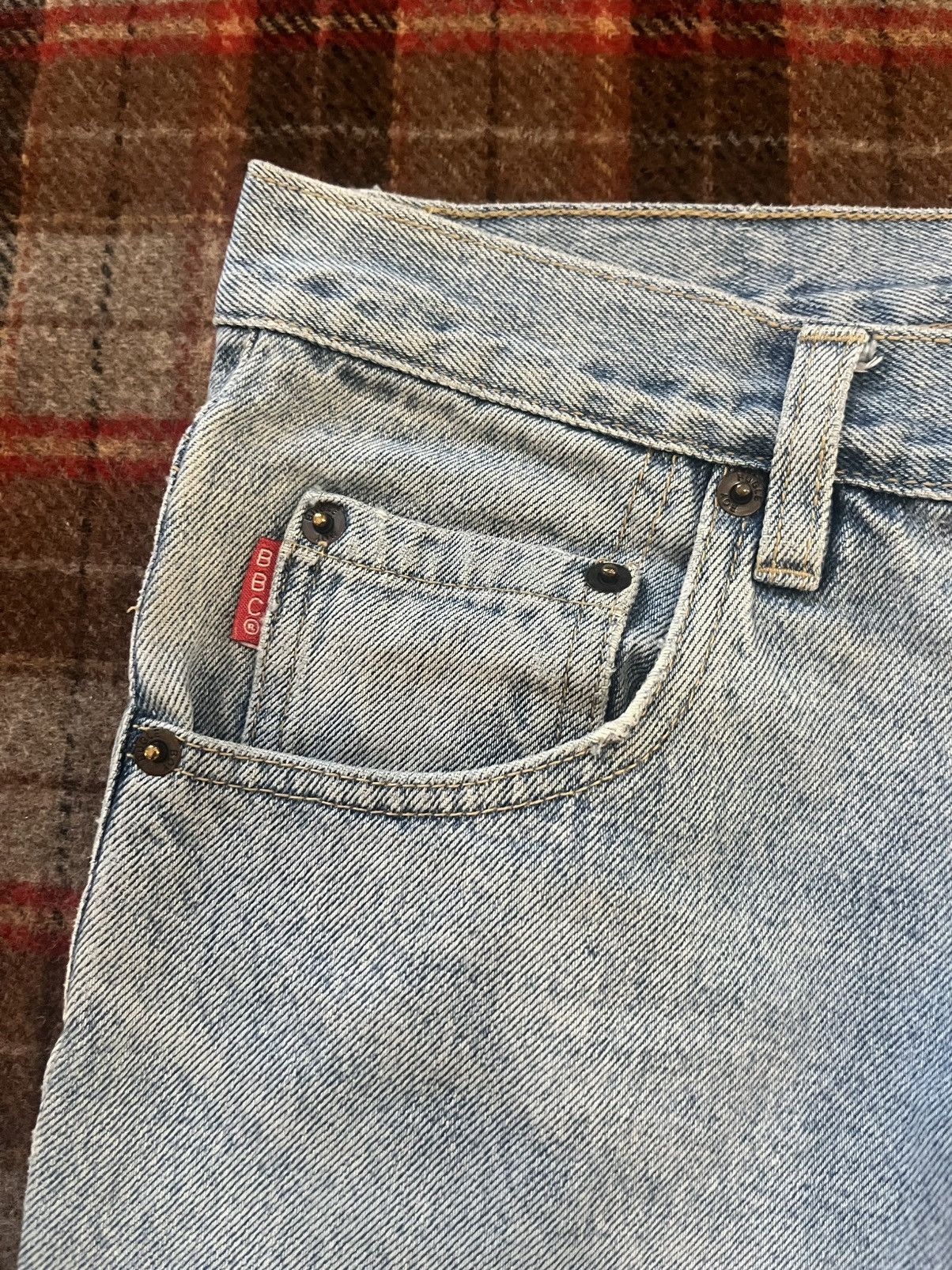 Bugle Boy Vintage Y2K 2000 Light Washed grunge Denim bugle boy 34” Size US 34 / EU 50 - 4 Thumbnail
