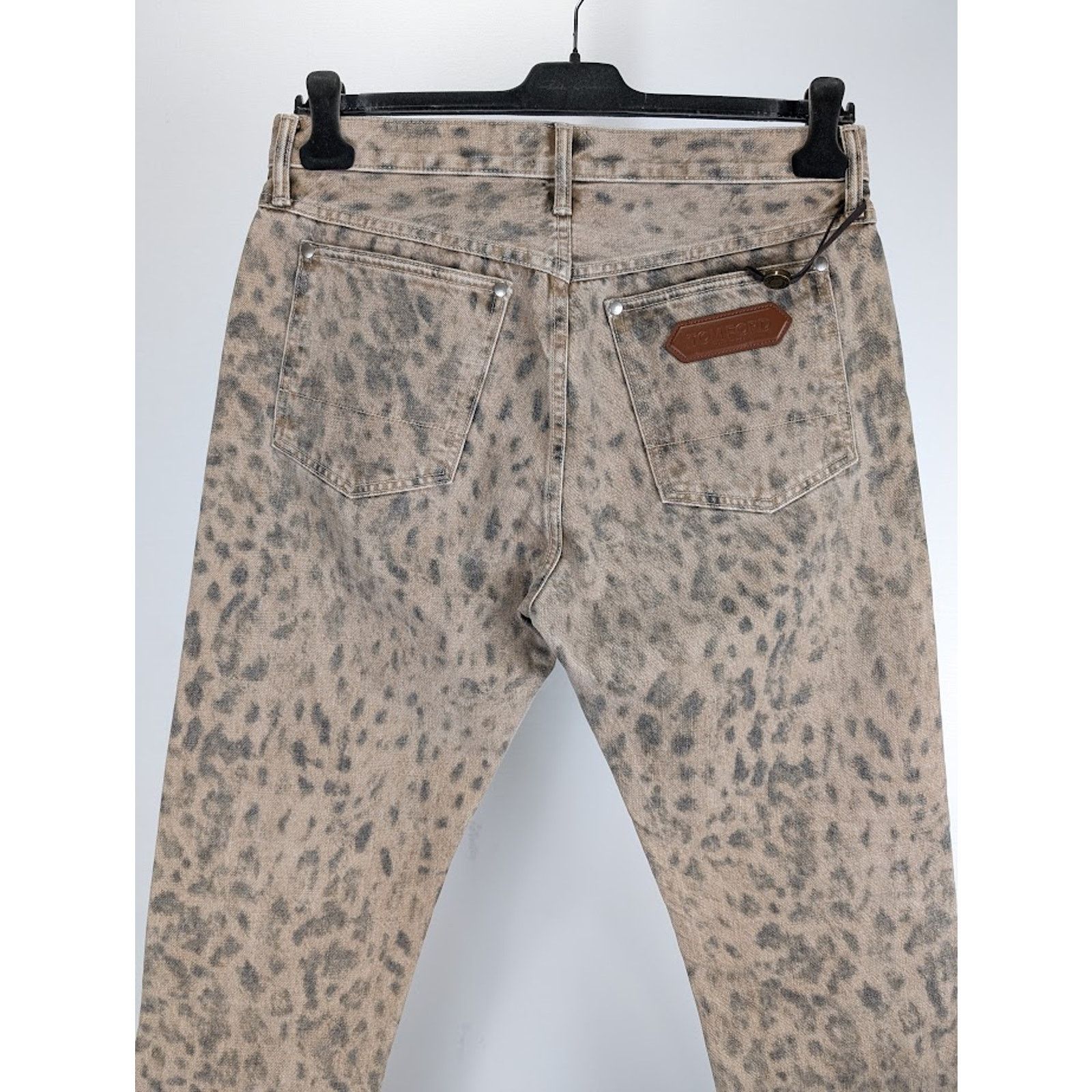 o1rshd1 Denim Pant in Aged Leopard 34