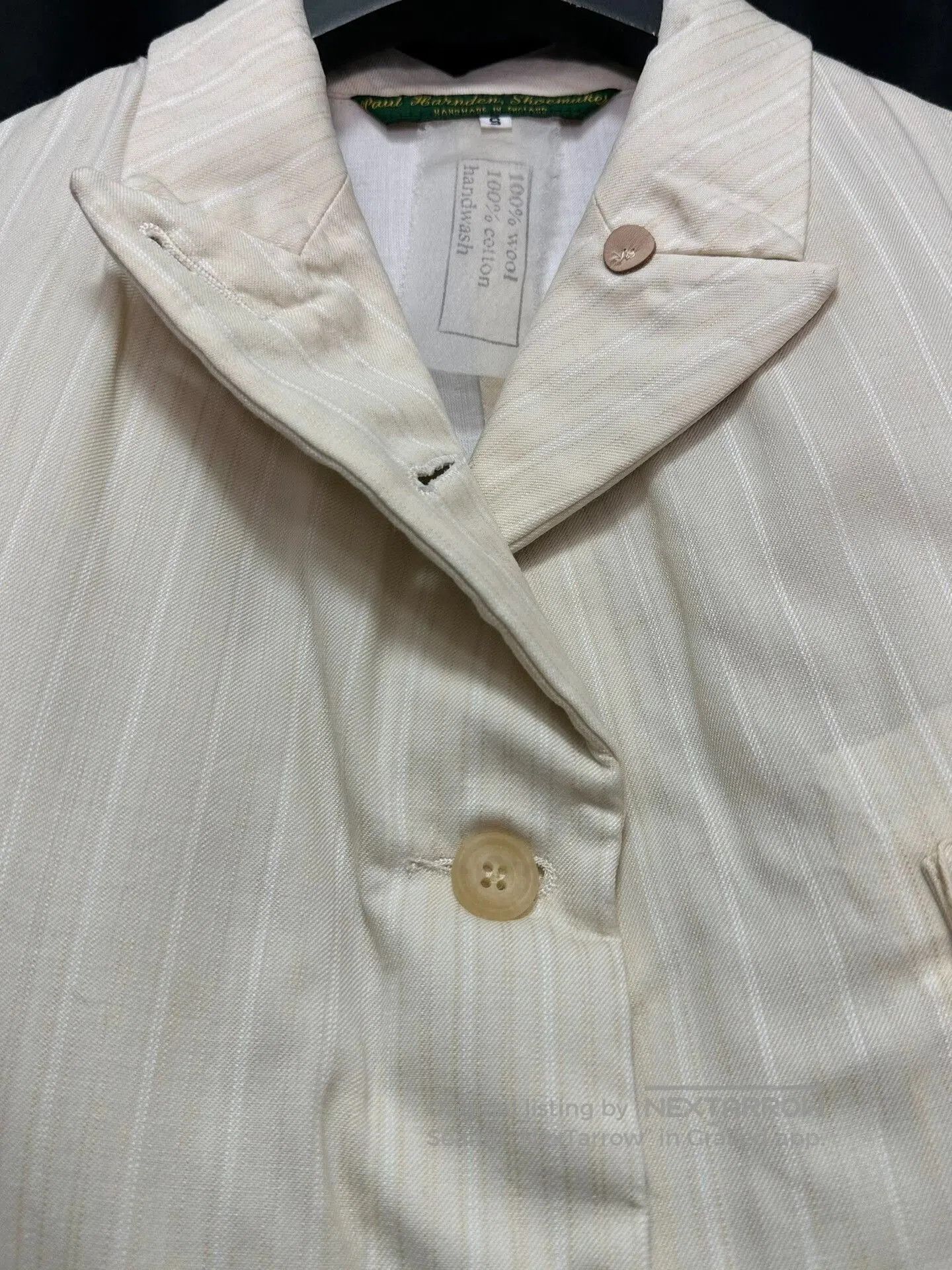 Paul Harnden Shoemakers Paul Harnden Striped Wool Blazer. Size S / US 4 / IT 40 - 6 Thumbnail