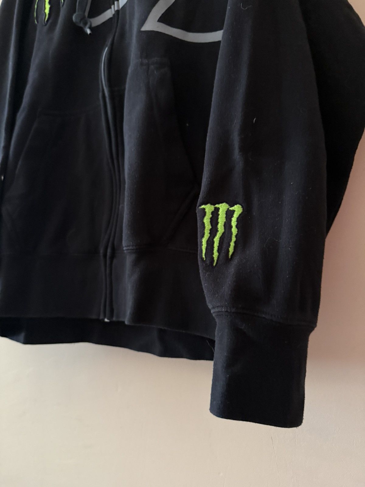Fox Racing Vintage Fox Monster Energy Racing #4 Full Zip Hoodie L Size Size US L / EU 52-54 / 3 - 2 Thumbnail