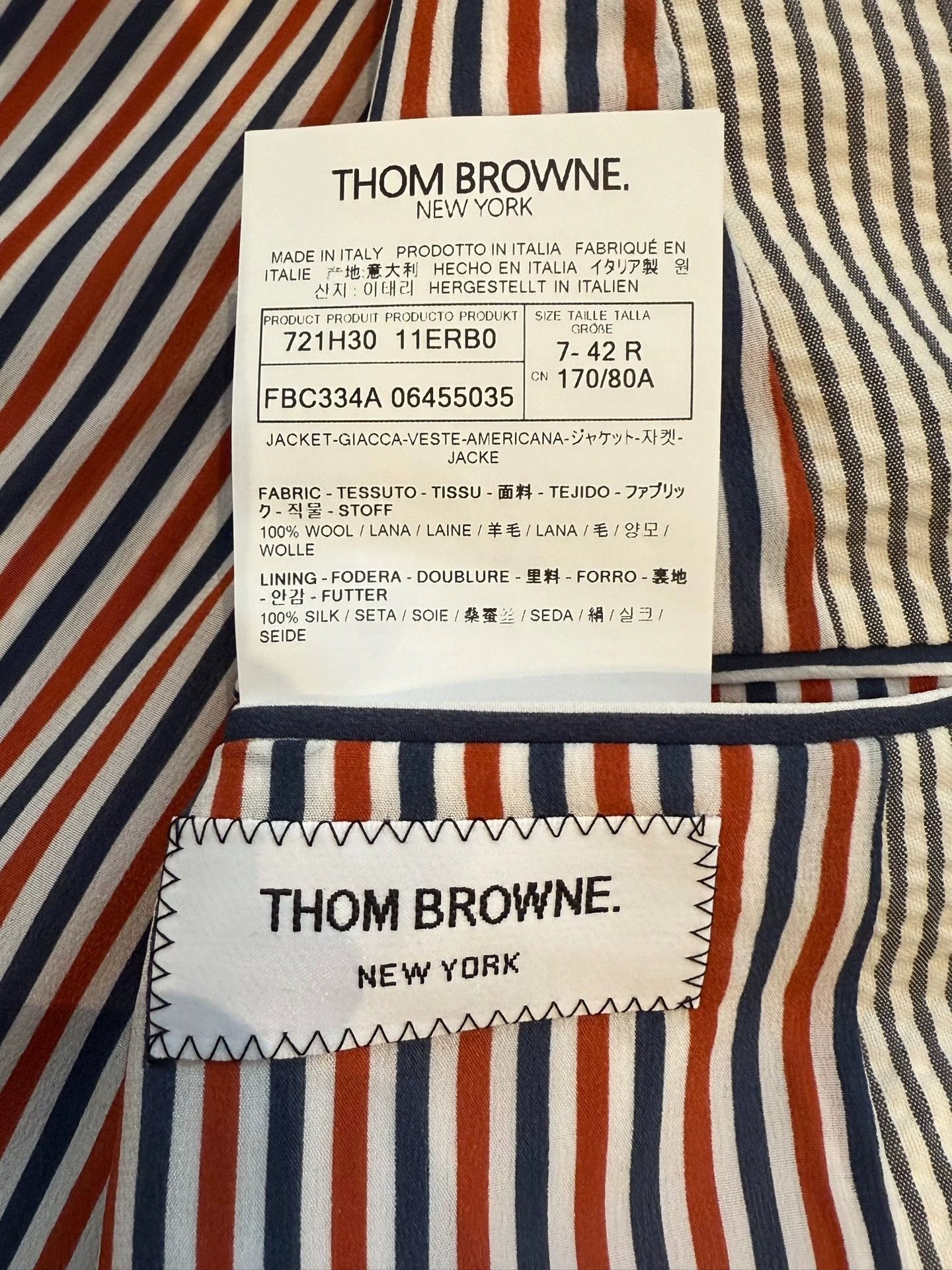 Thom Browne Thom Browne Rare Seersucker 3-Pocket Suit 42 New Size M / US 6-8 / IT 42-44 - 6 Thumbnail