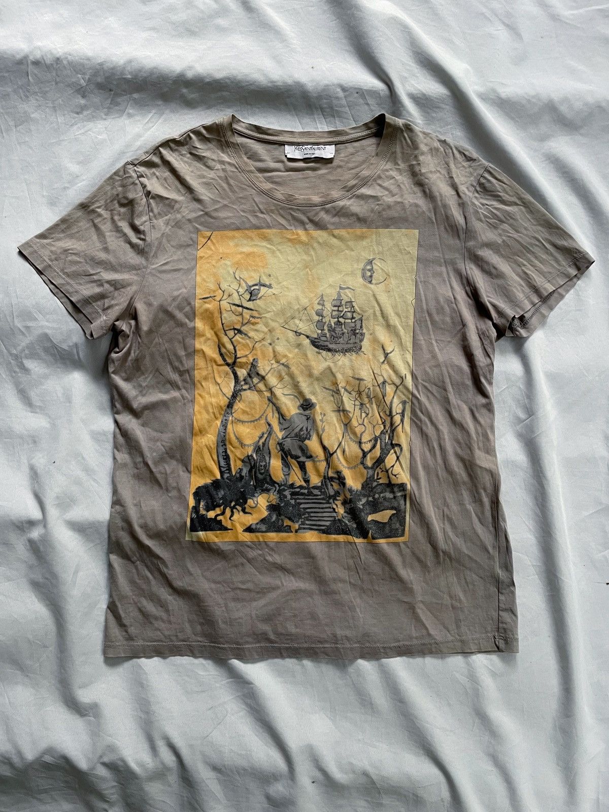 Yves Saint Laurent YVES SAINT LAURENT GRPAHIC TEE Size US L / EU 52-54 / 3 - 1 Thumbnail
