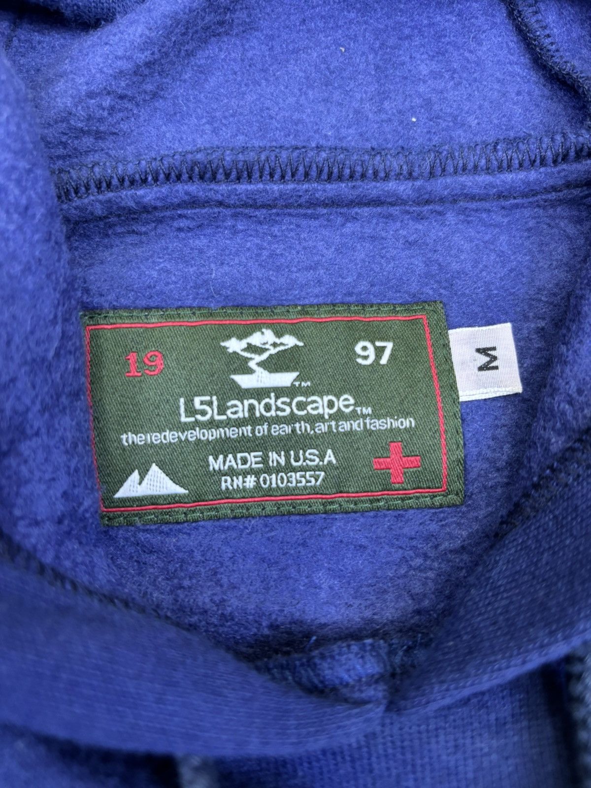 Other Vintage 90s L5 Lanscape Oversize Hoodie F734 Size US M / EU 48-50 / 2 - 6 Thumbnail