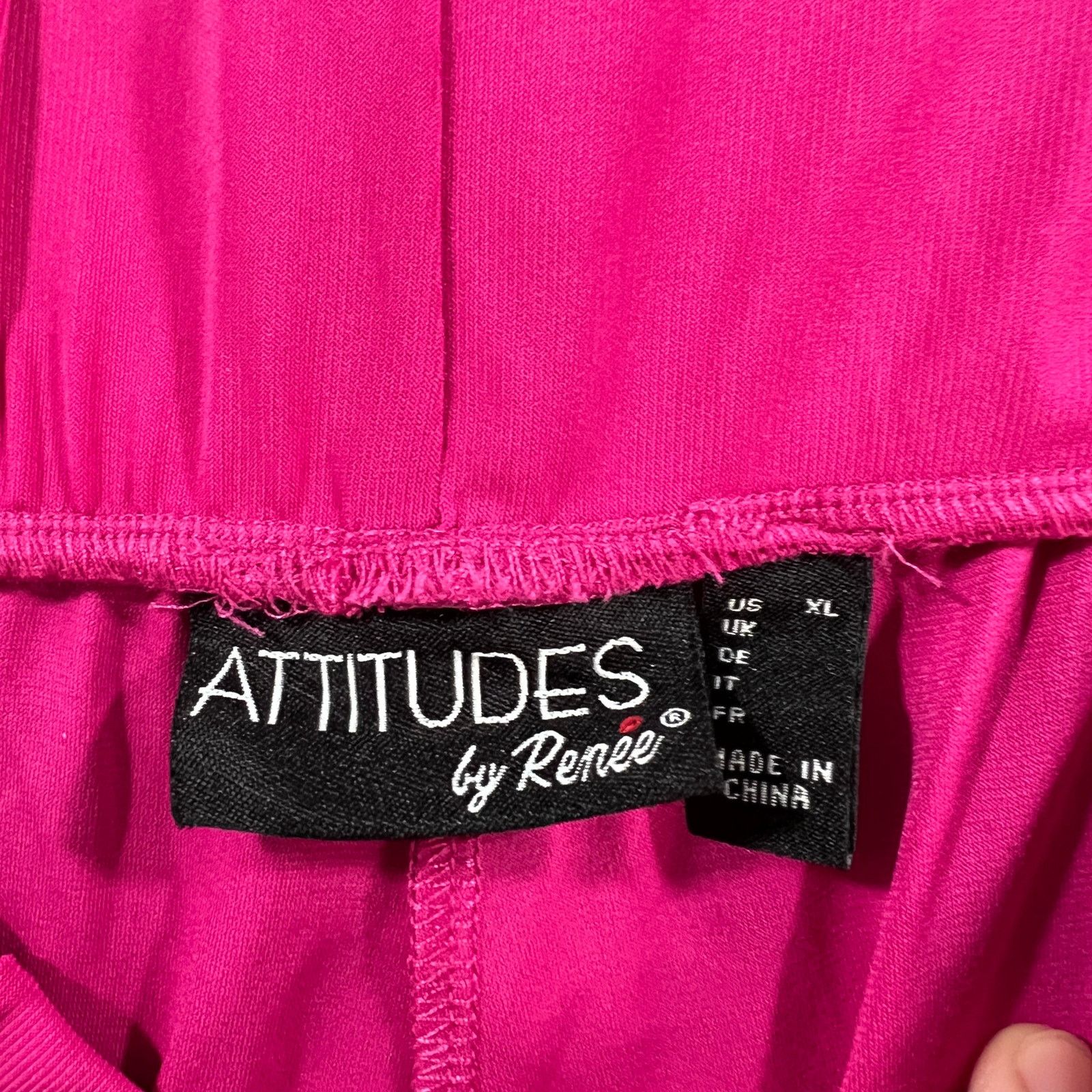 Other Attitudes by Renee Como Jersey Regular Wide Les Pants Fusion Size 36" / US 14 / IT 50 - 3 Thumbnail
