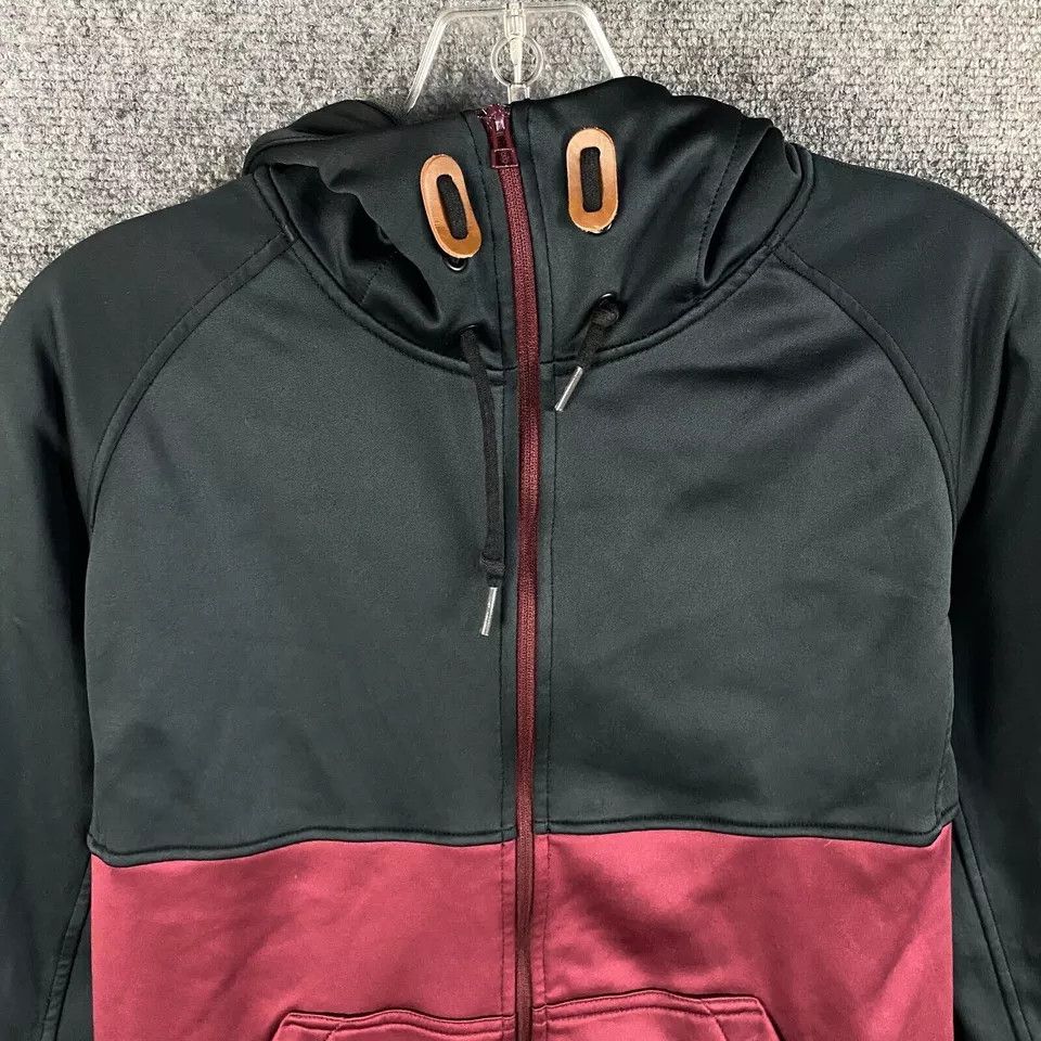 Dakine Dakine Hoodie Women's XS Full Zip Red Drawstring Polyester Size XS / US 0-2 / IT 36-38 - 2 Thumbnail