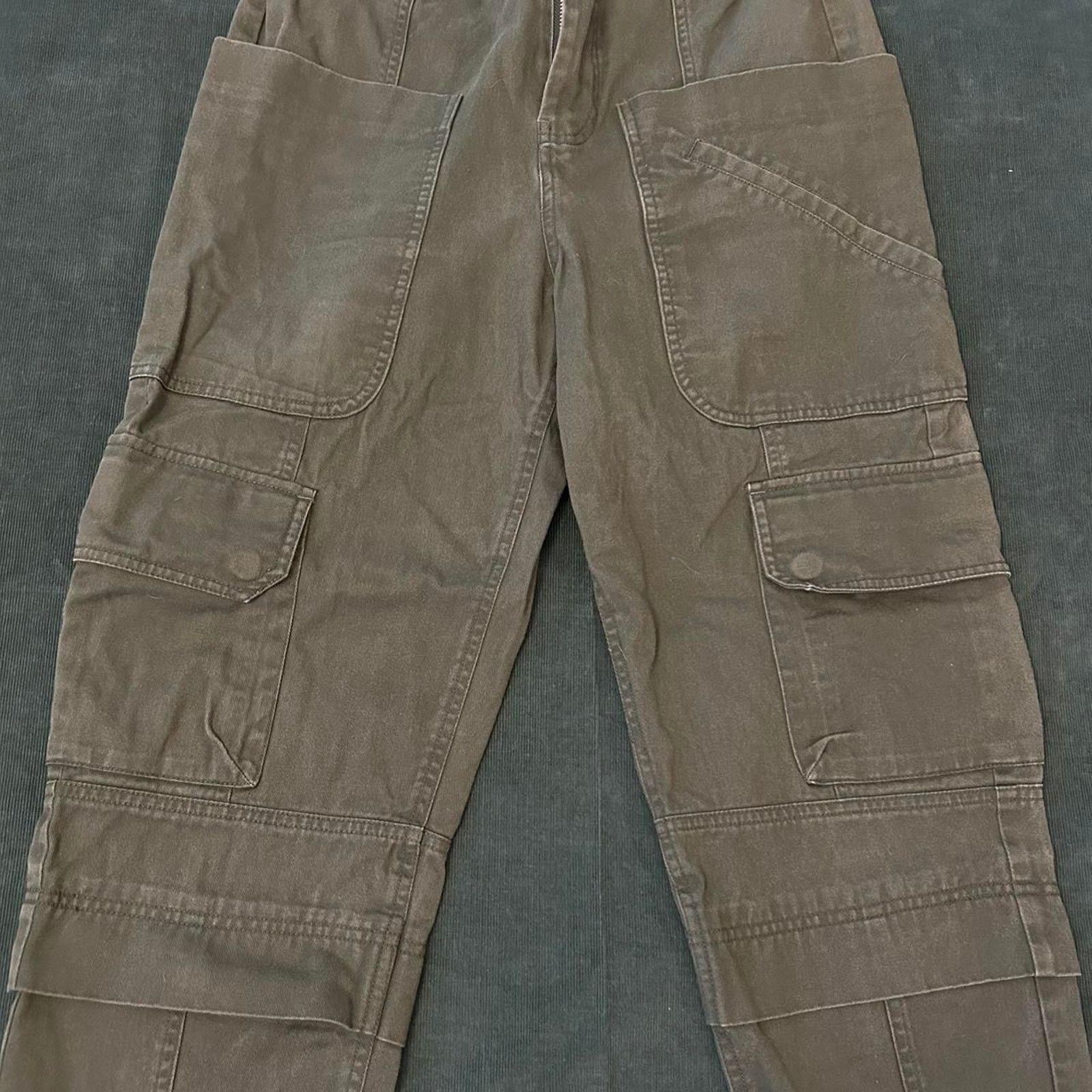 Asos Y2k asos distressed cargo pants Size 28" / US 6 / IT 42 - 2 Thumbnail