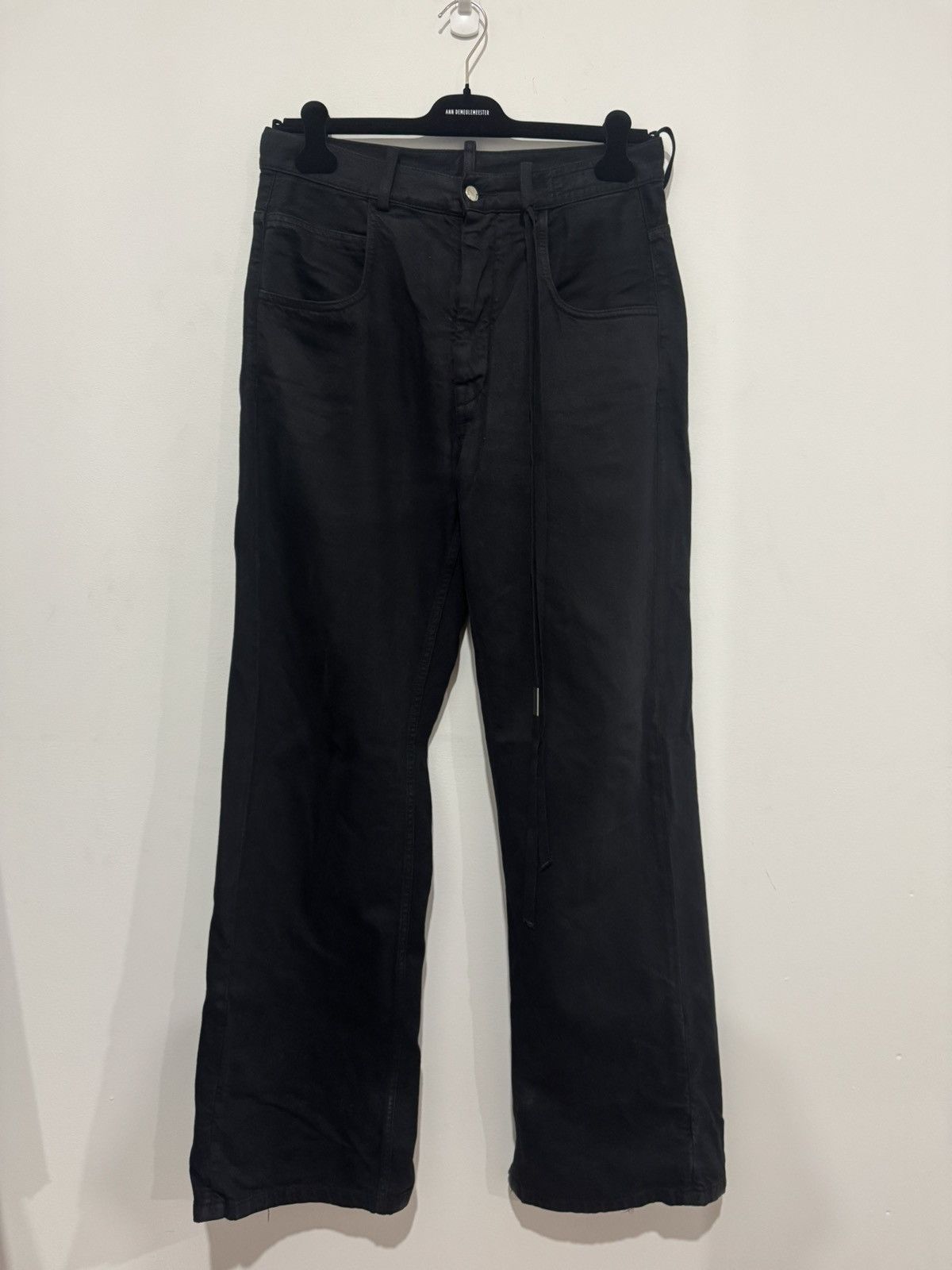Ann Demeulemeester Kevin Waxed Denim Jeans | Grailed