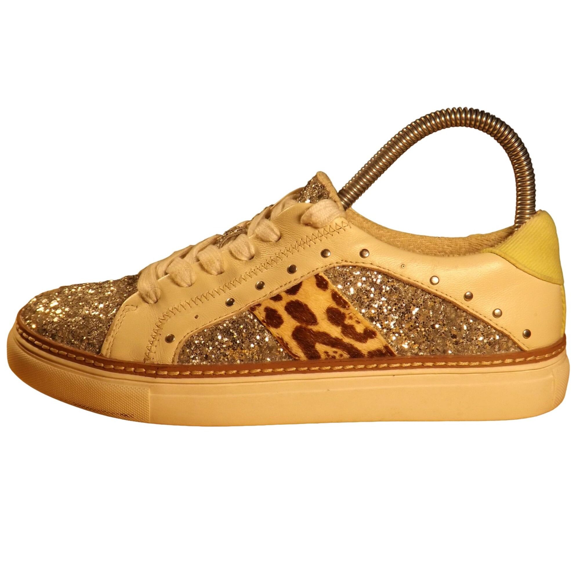 Other Crown Vintage Sneakers Women Sz 7.5 Lace Up Multi Print Boho Size US 7.5 / IT 37.5 - 1 Thumbnail