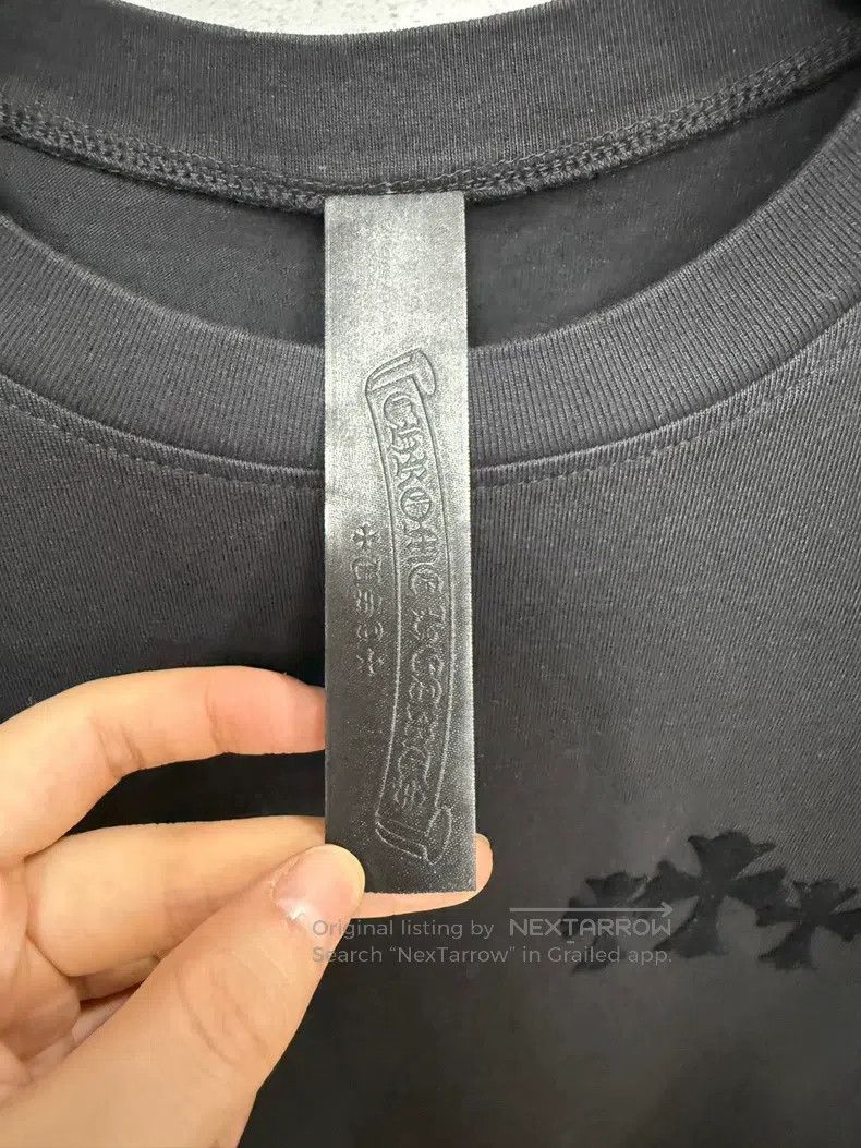 Chrome Hearts CHROME HEARTS Size M Black velvet cross long sleeve Size US M / EU 48-50 / 2 - 4 Thumbnail