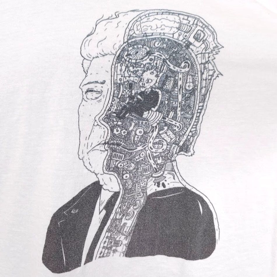 Anvil VINTAGE is not in original; Inside Drumpf T Shirt Mens Size XL White Alien Donald Trump President Size US XL / EU 56 / 4 - 3 Thumbnail