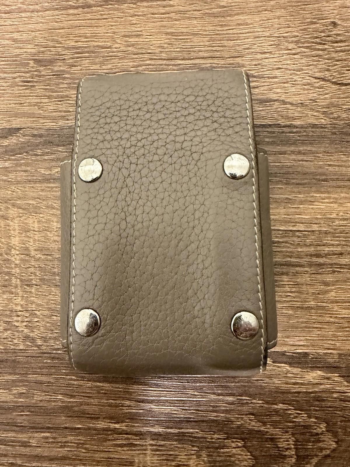 Hermes Hermes Gray Pebbled Leather Cigarette Case Holder Size ONE SIZE - 5 Thumbnail