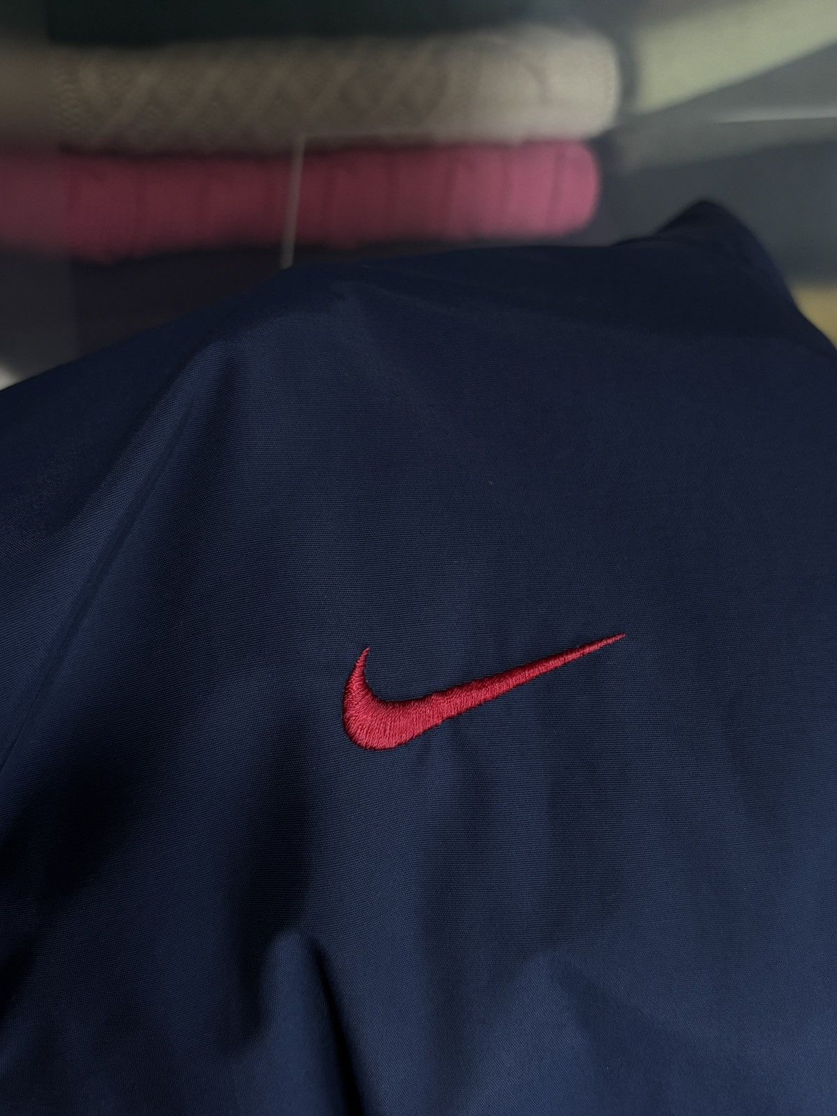 Nike × Vintage Vintage Nike Zip Track Jacket Swoosh Size US L / EU 52-54 / 3 - 10 Thumbnail